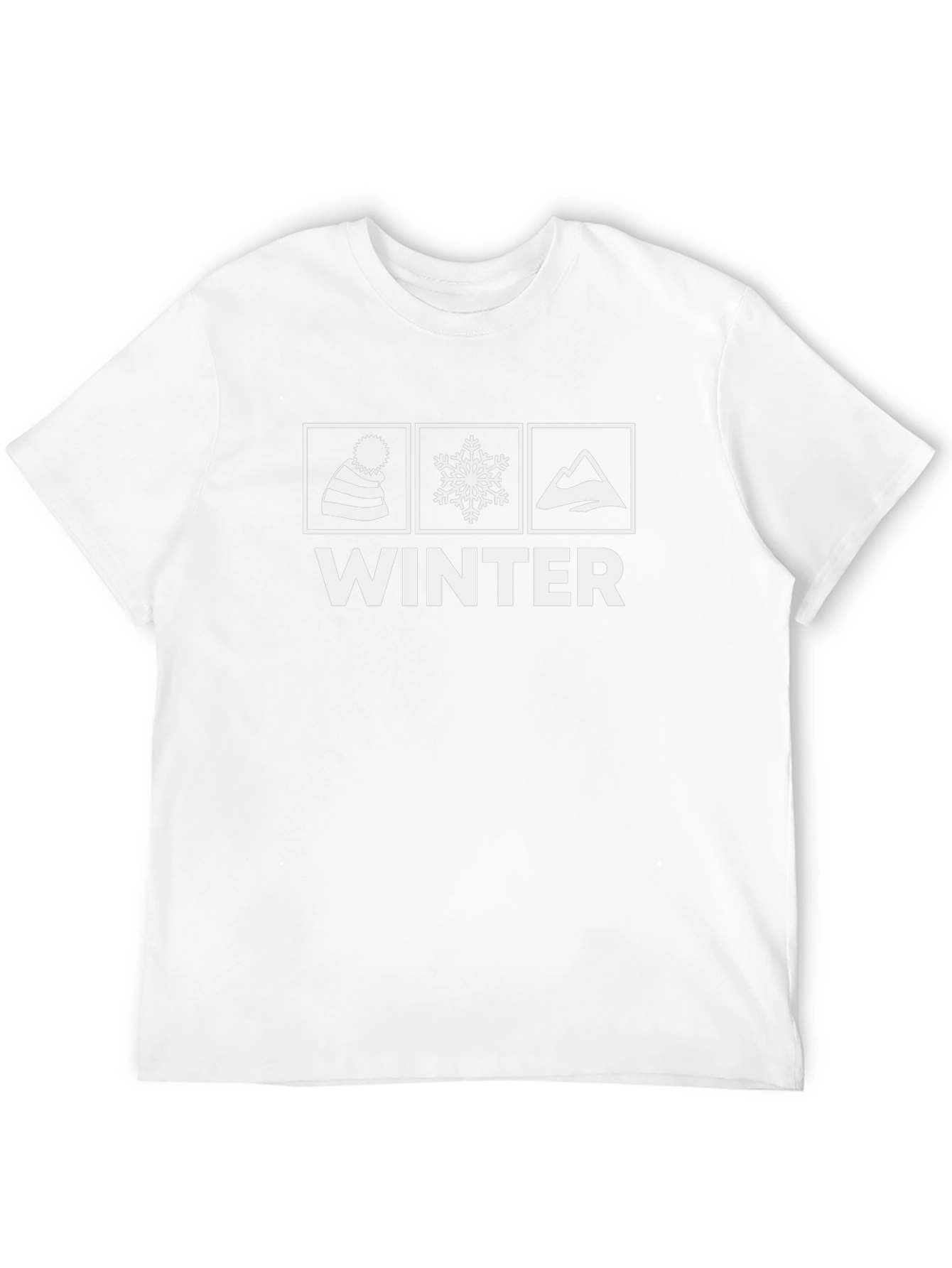Winter Graphic T-Shirt - Black