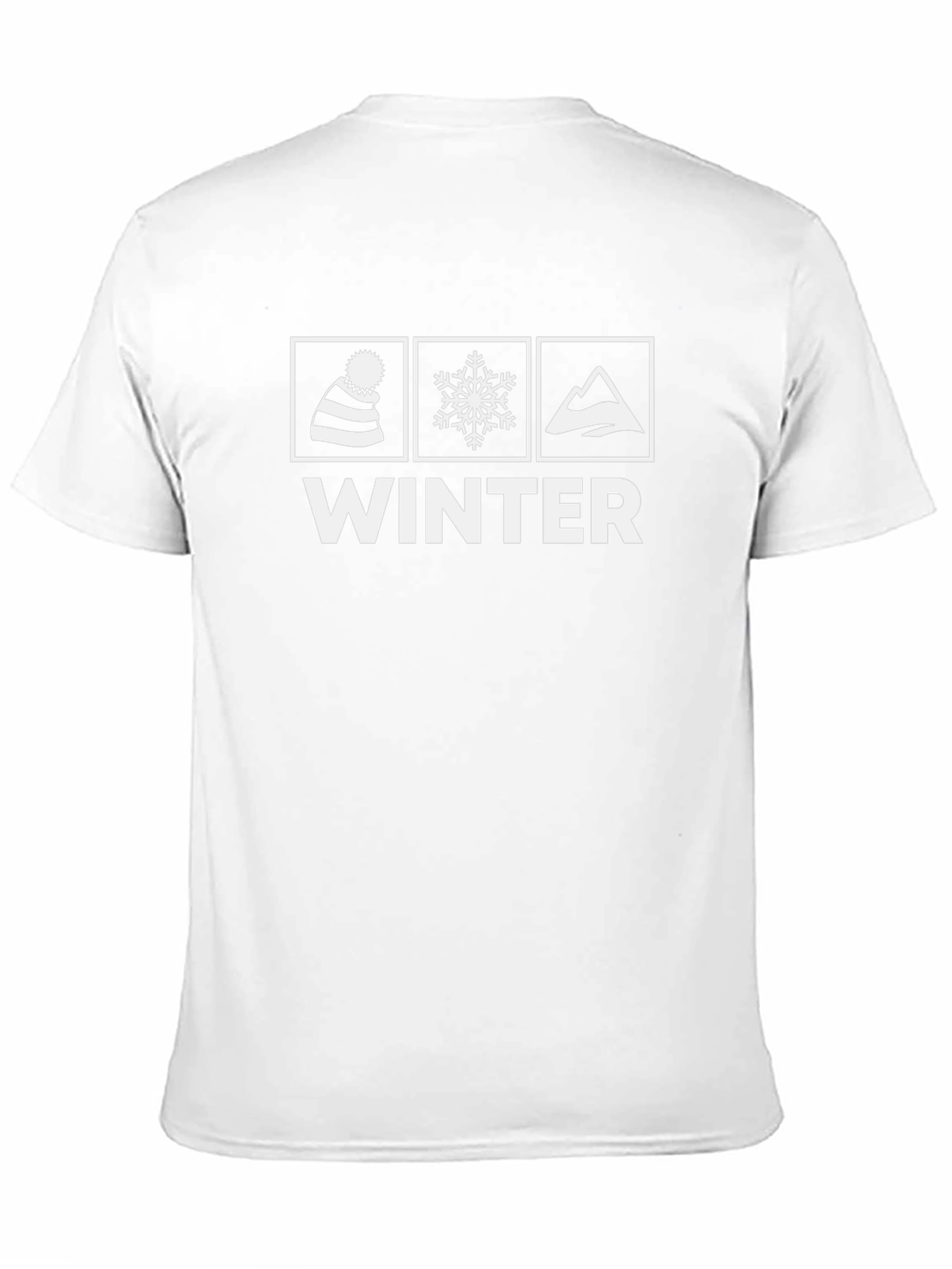 Winter Graphic T-Shirt - Black
