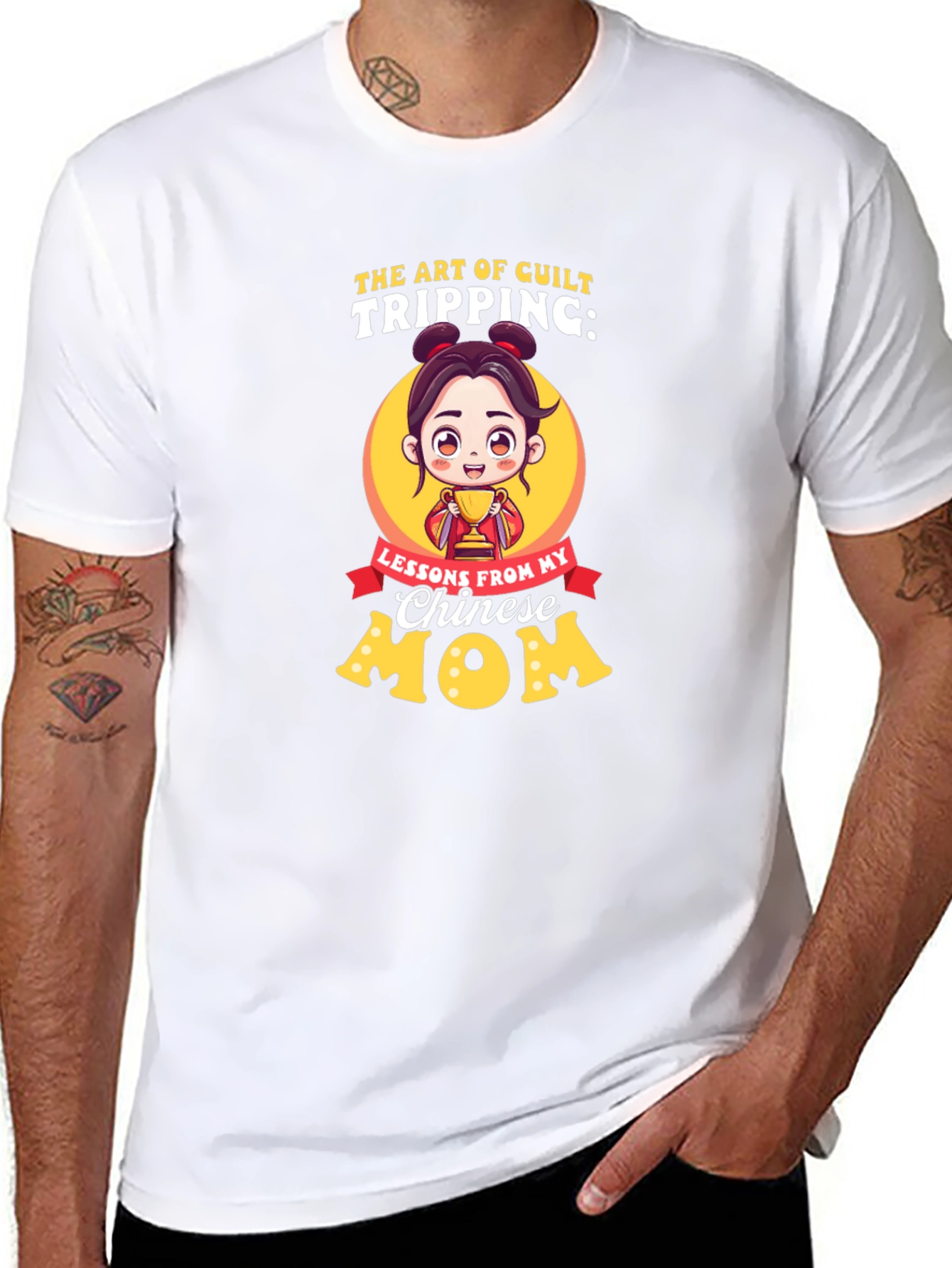 Art of Guilt Tripping Chinese Mom T-Shirt