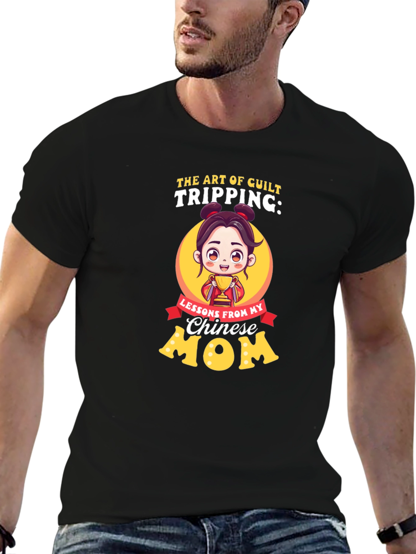 Art of Guilt Tripping Chinese Mom T-Shirt