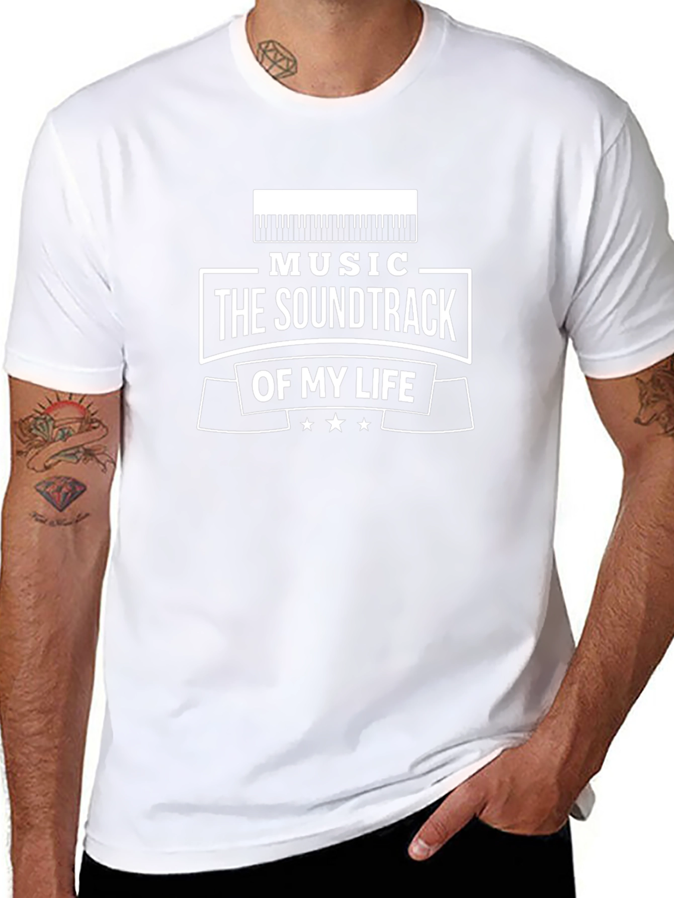 Music Soundtrack of My Life Graphic Tee
