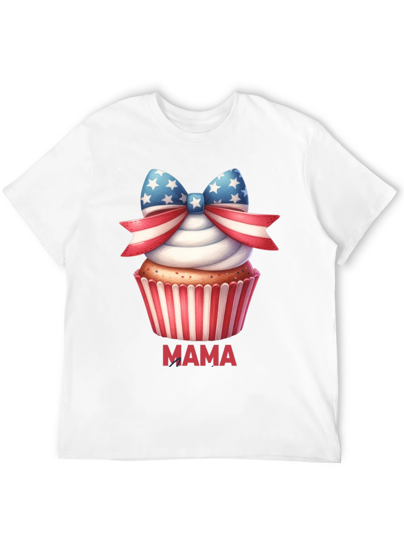 Patriotic Mama Cupcake T-Shirt