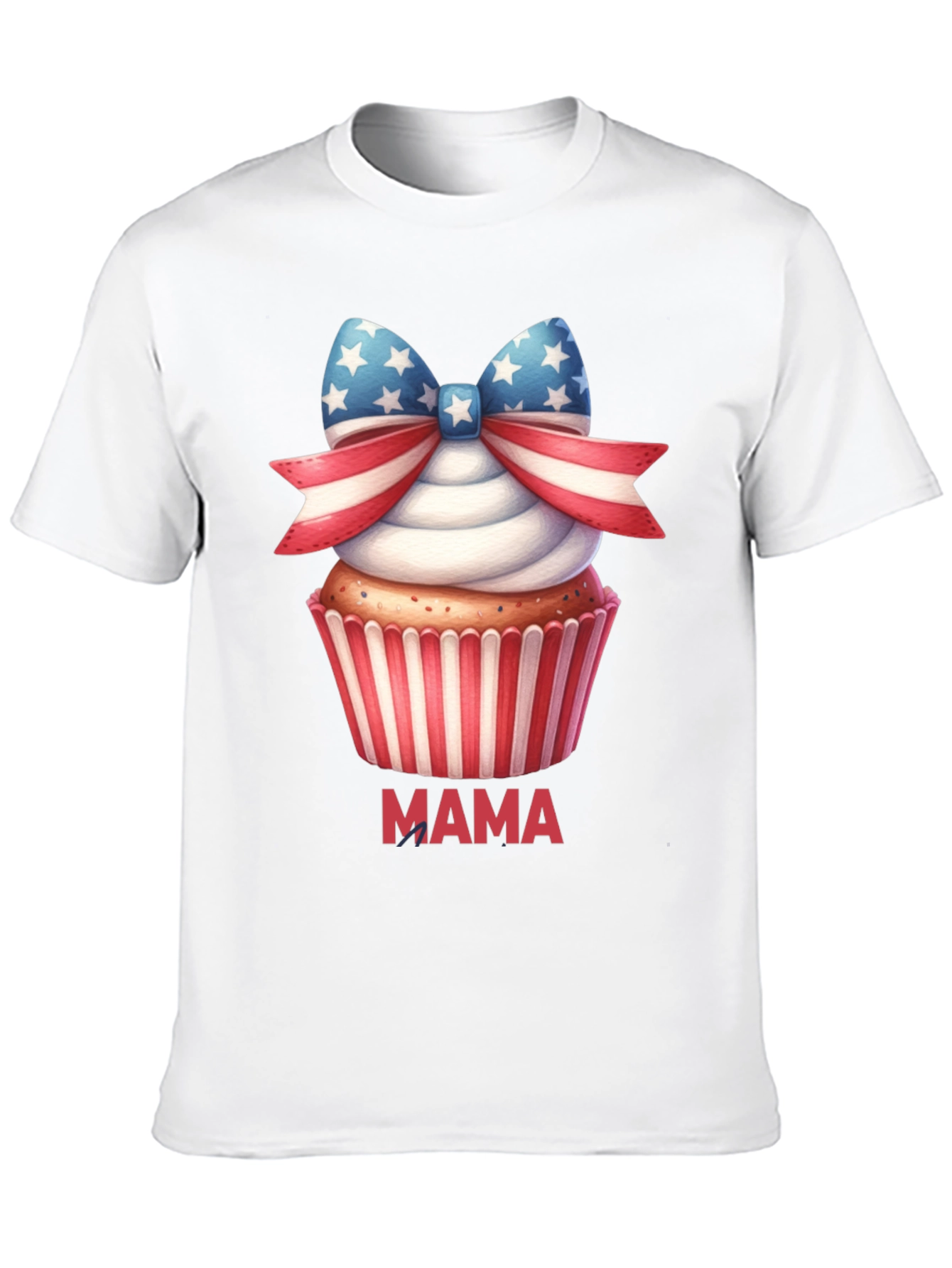 Patriotic Mama Cupcake T-Shirt