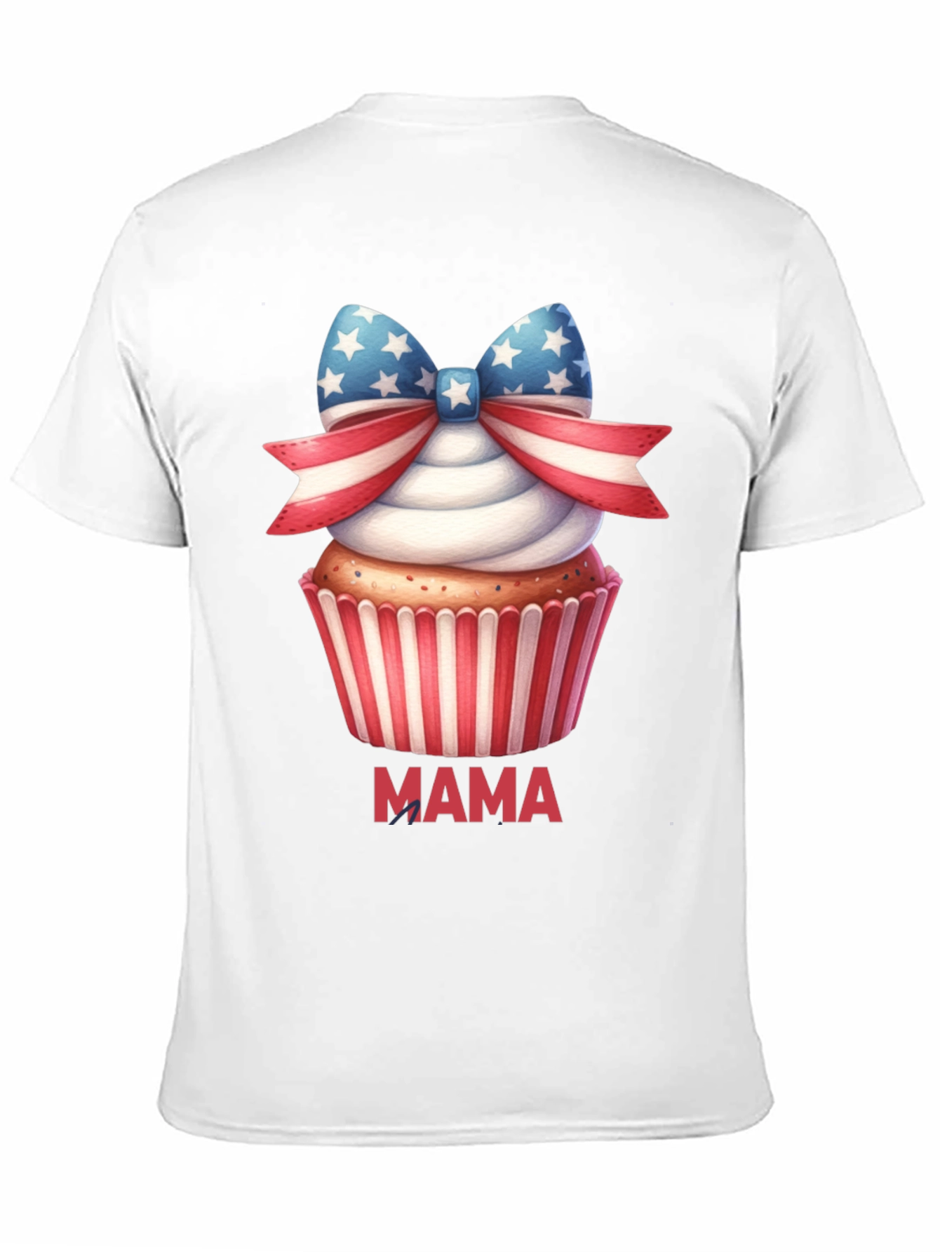Patriotic Mama Cupcake T-Shirt