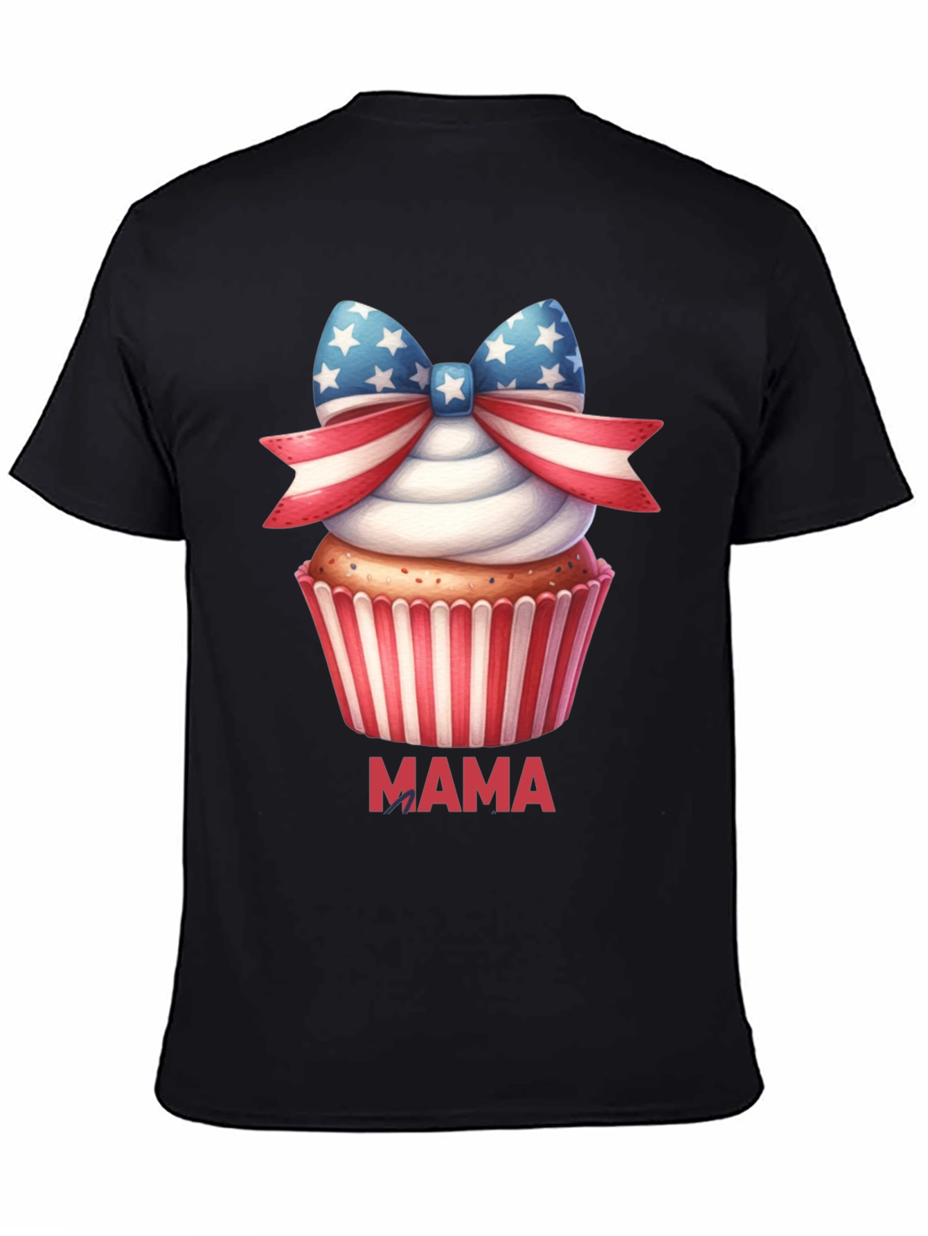 Patriotic Mama Cupcake T-Shirt
