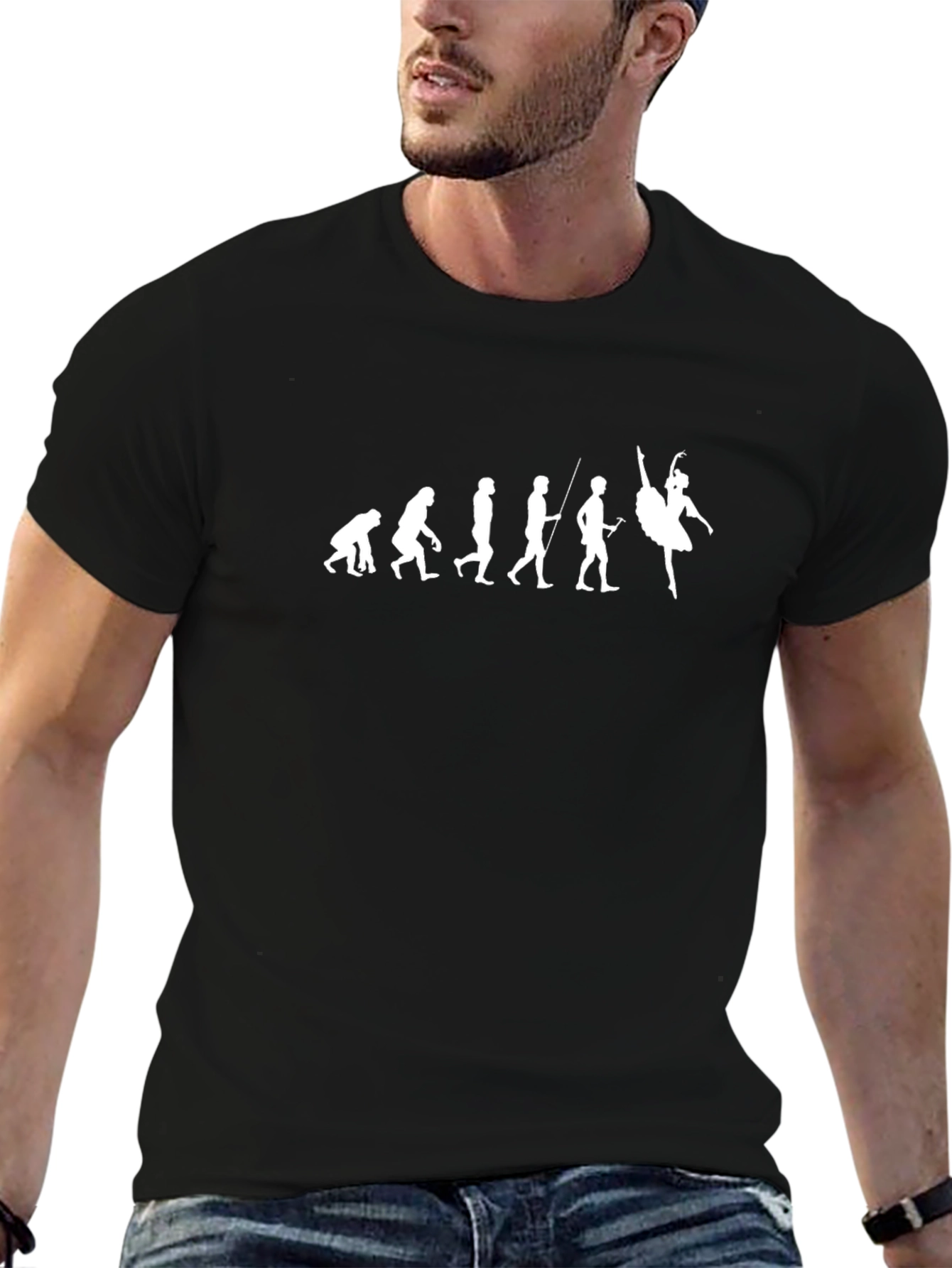Evolution of Dance T-Shirt - Black Cotton