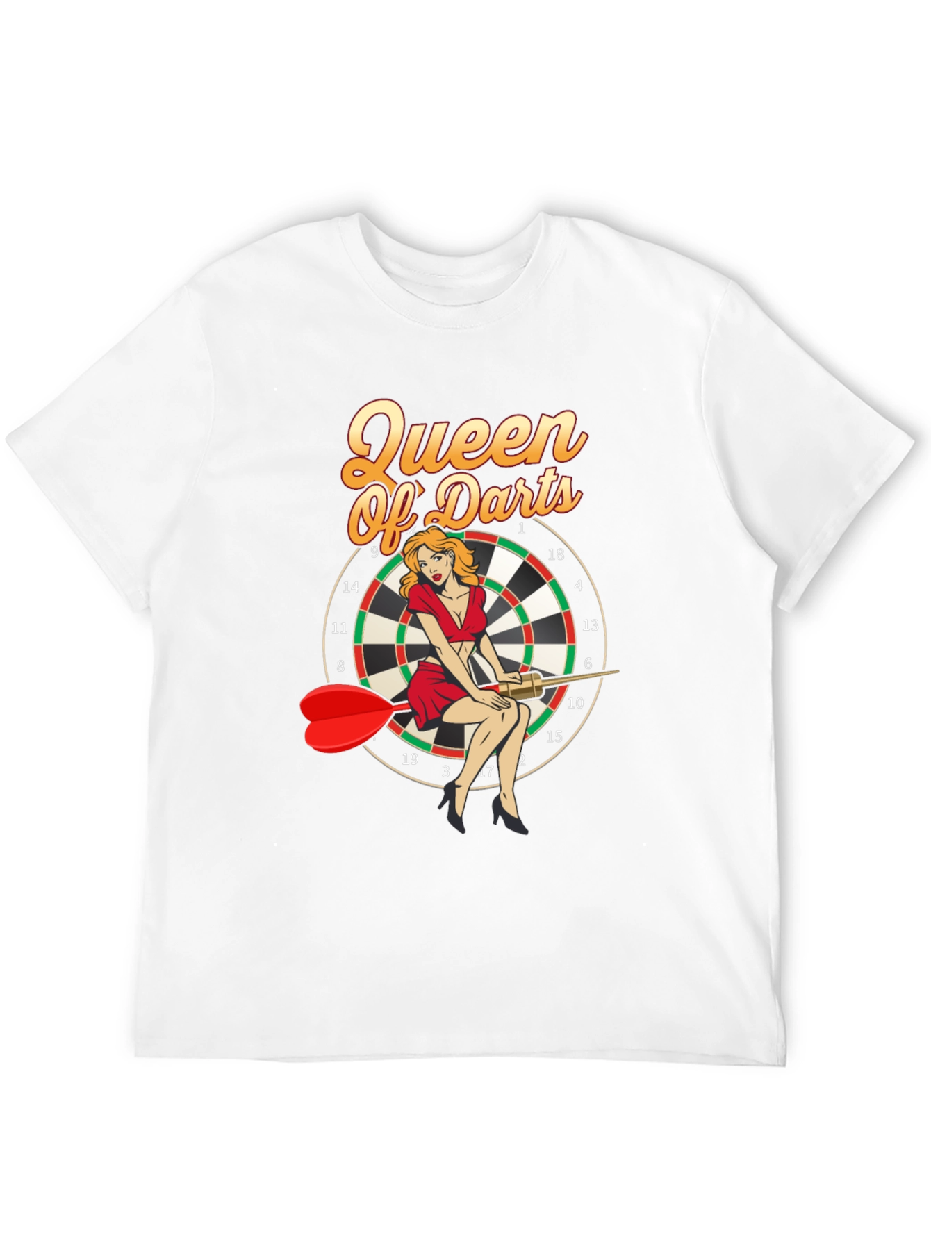 Queen of Darts Graphic T-Shirt