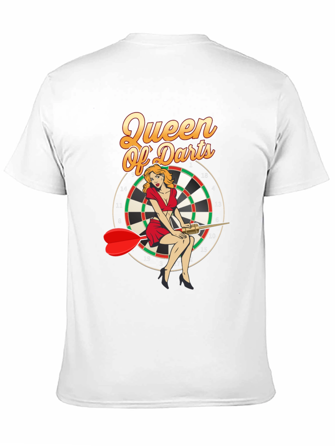 Queen of Darts Graphic T-Shirt