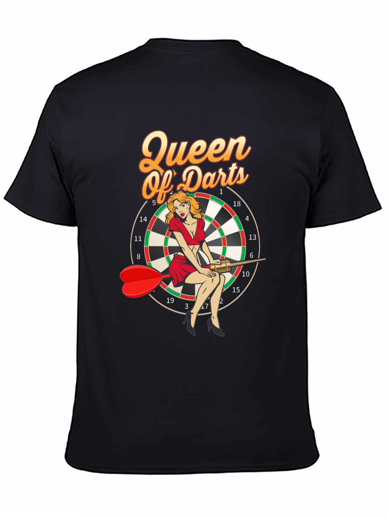 Queen of Darts Graphic T-Shirt