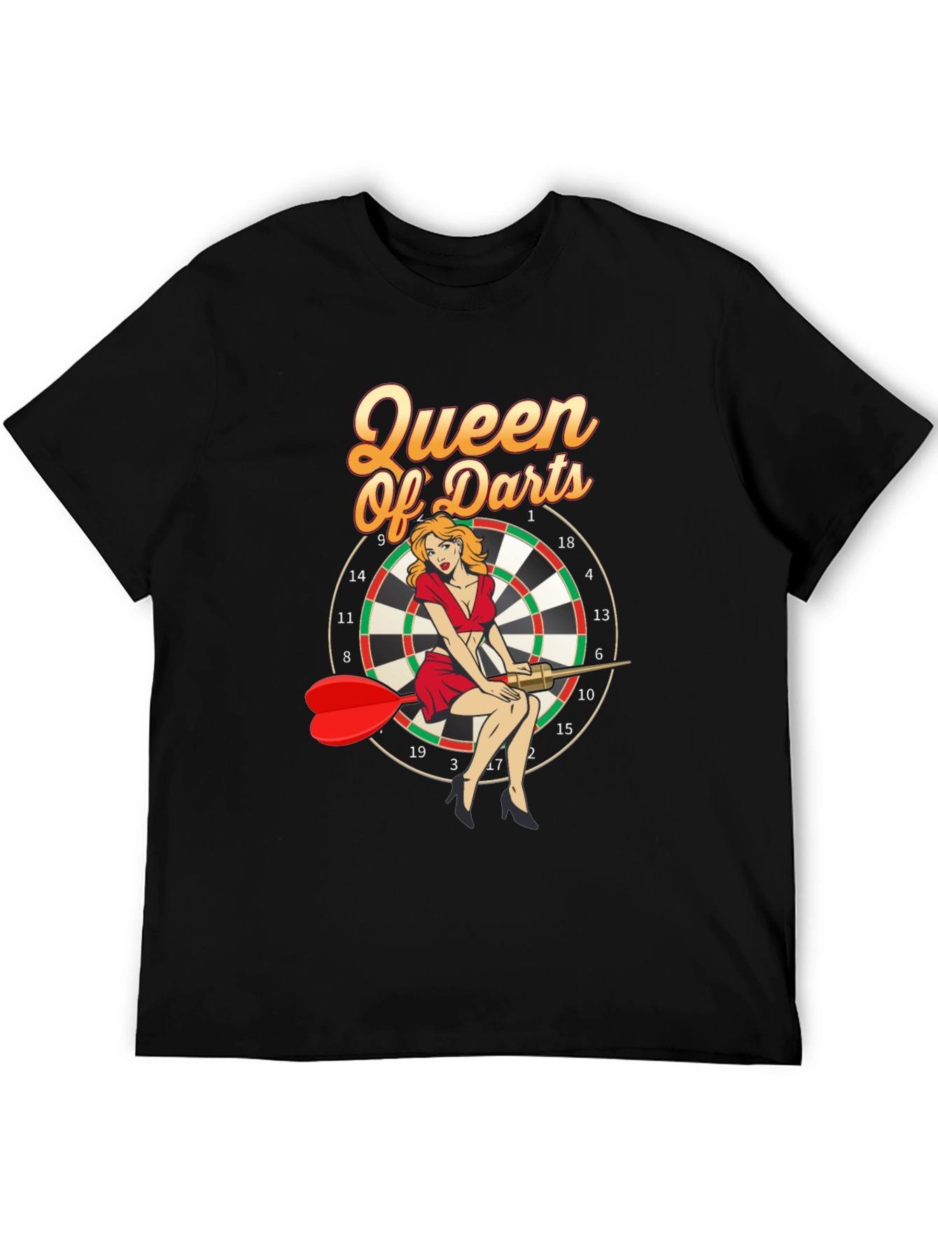 Queen of Darts Graphic T-Shirt