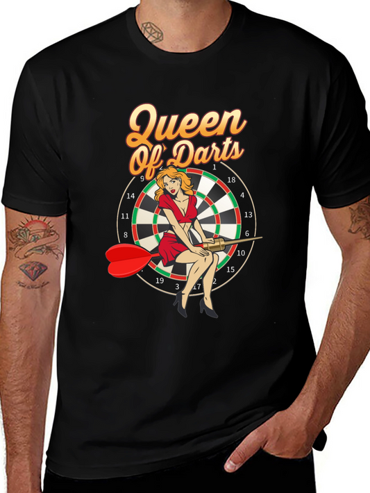 Queen of Darts Graphic T-Shirt