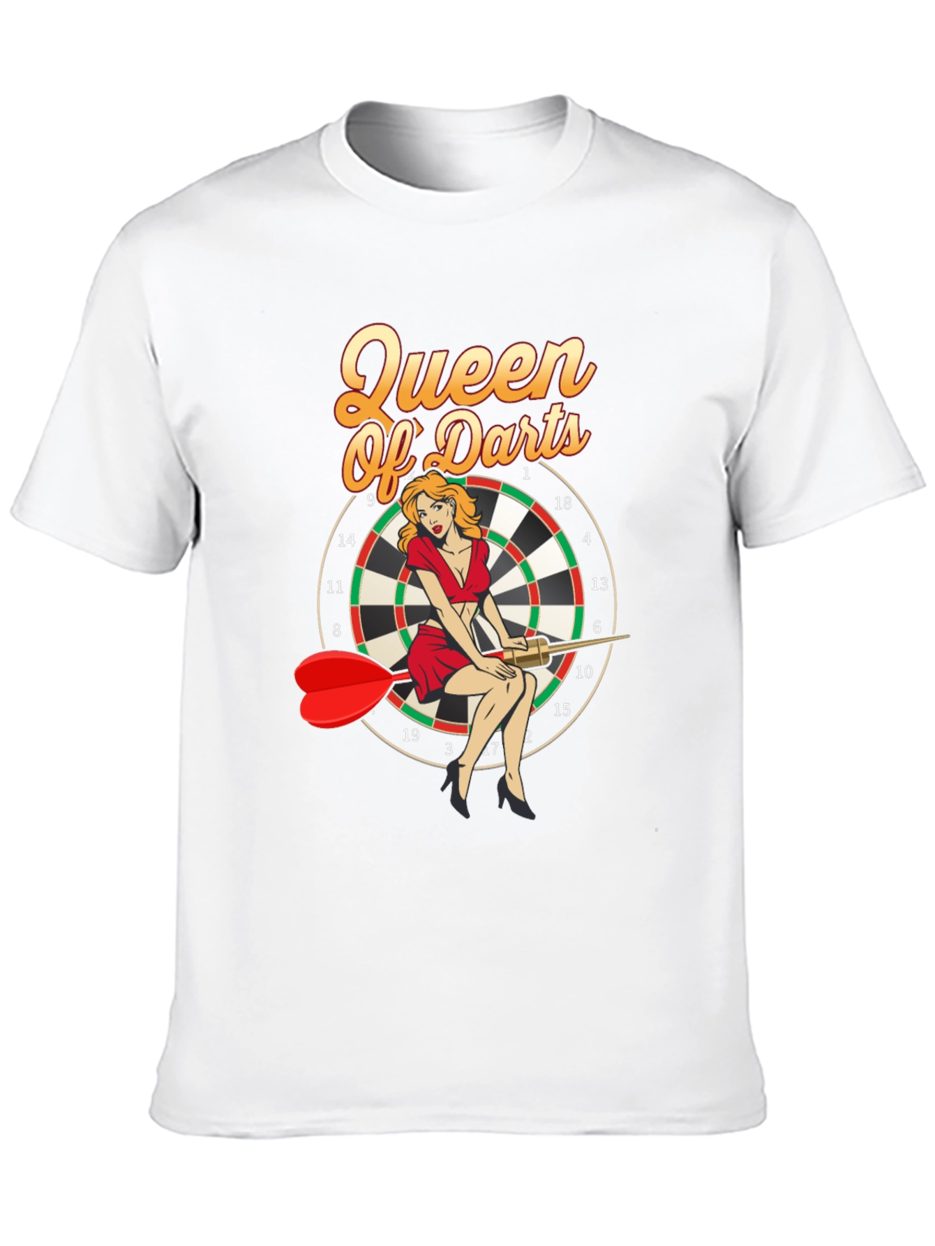 Queen of Darts Graphic T-Shirt