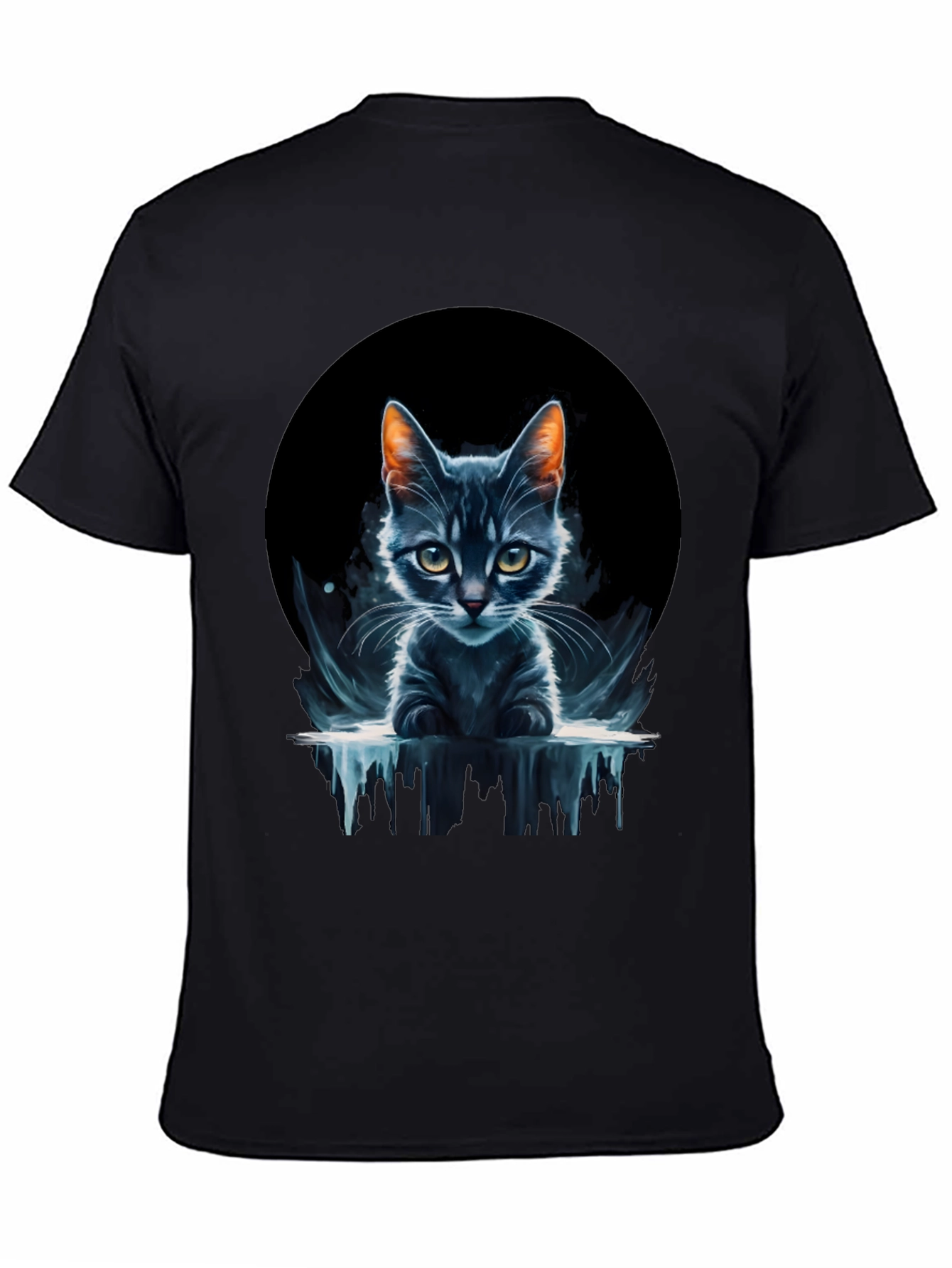 Cool Cat Graphic Tee - Unique Design