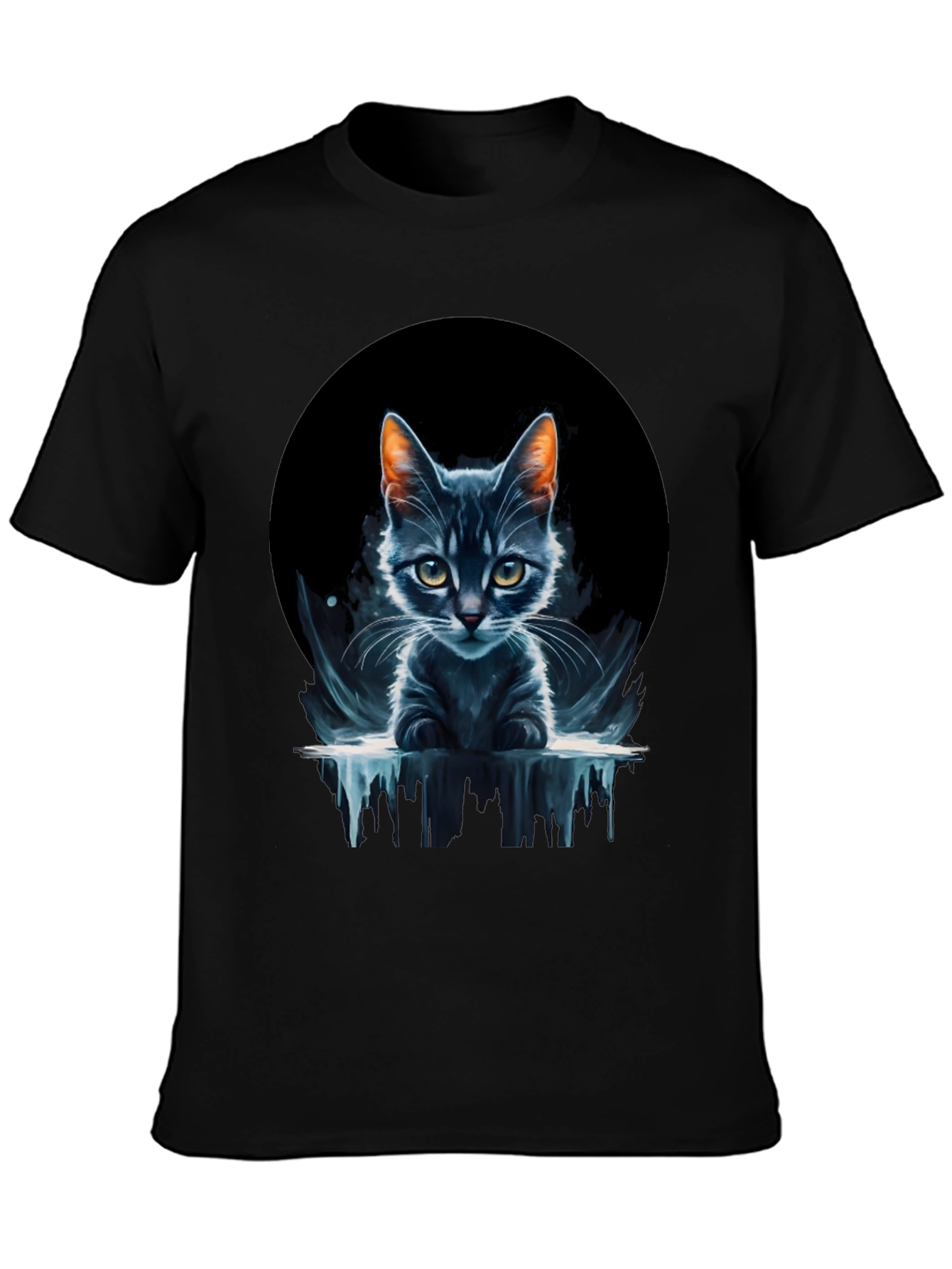 Cool Cat Graphic Tee - Unique Design