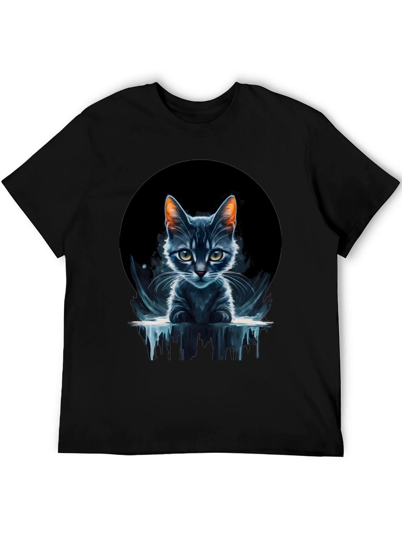 Cool Cat Graphic Tee - Unique Design