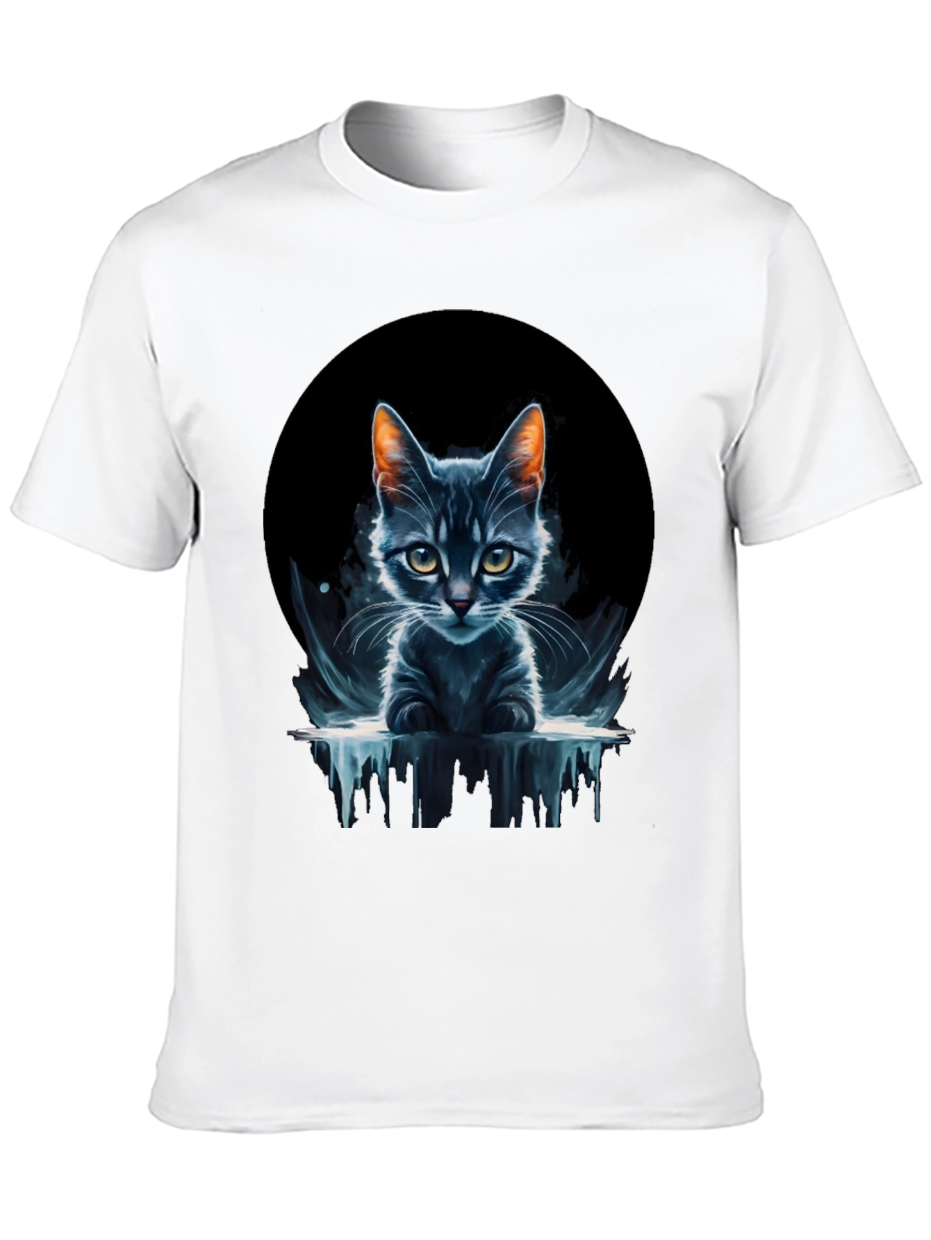 Cool Cat Graphic Tee - Unique Design