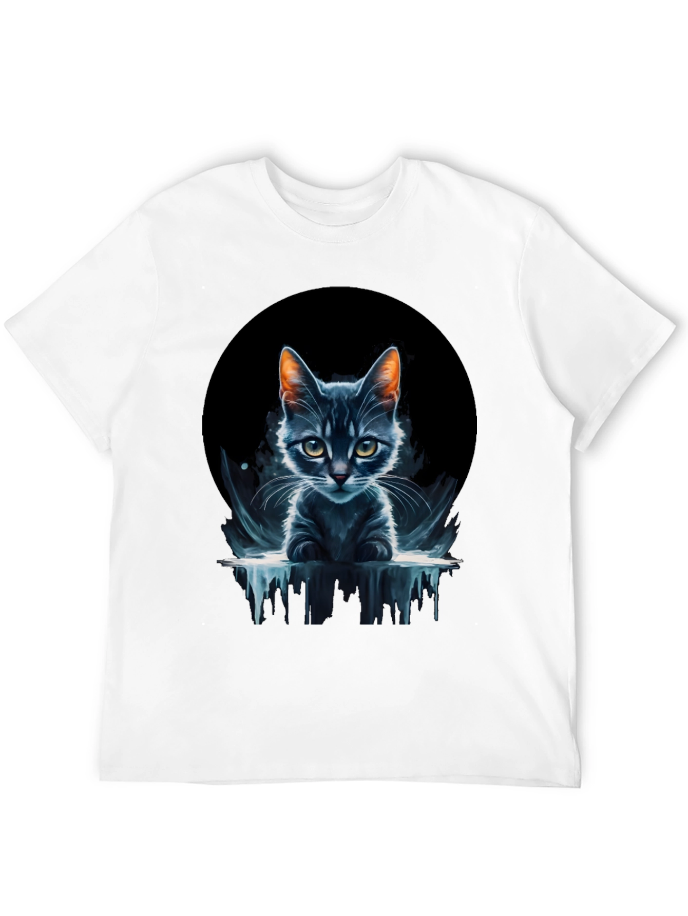 Cool Cat Graphic Tee - Unique Design