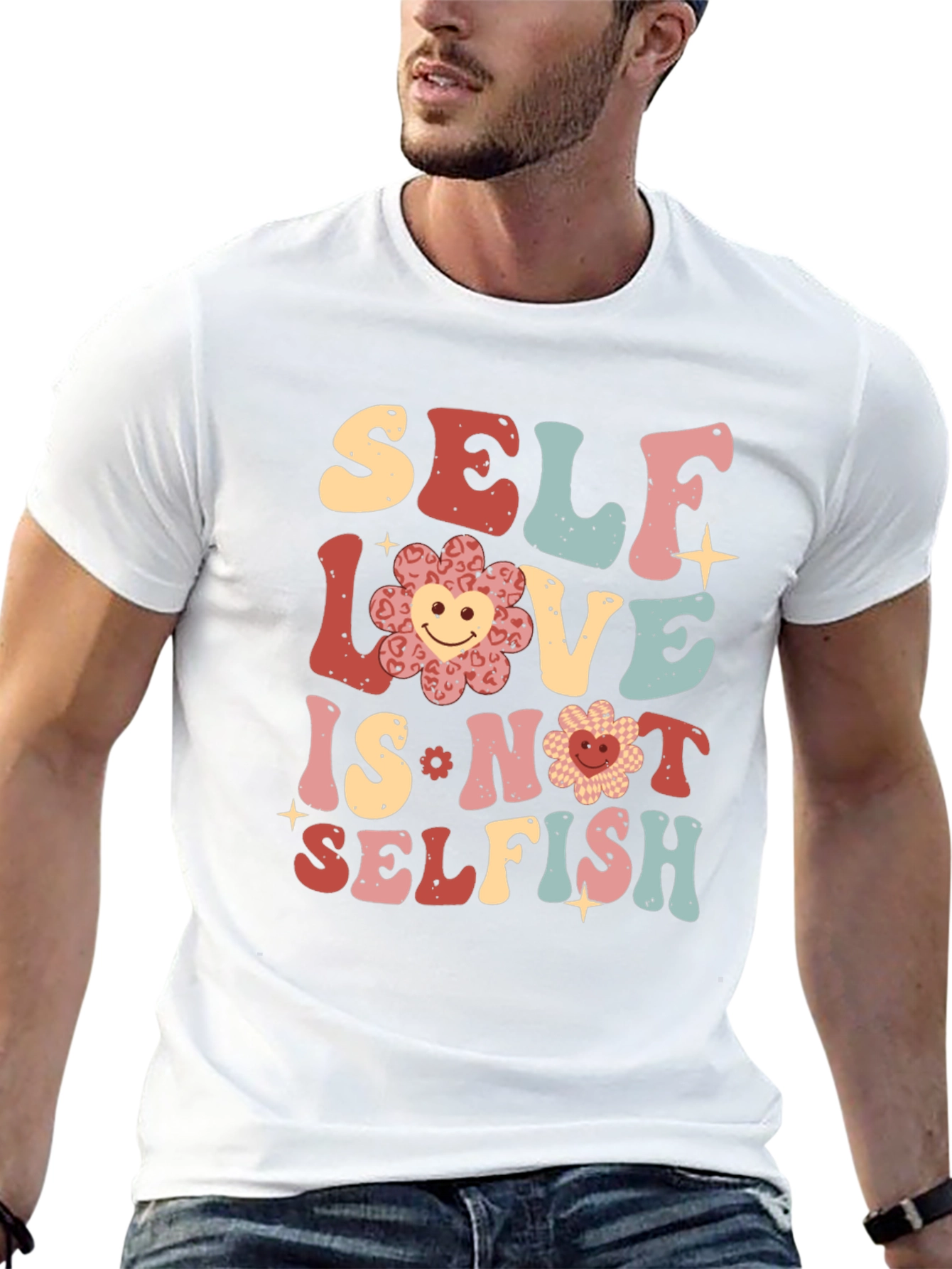 Self Love Graphic Tee - Trendy Unisex Shirt