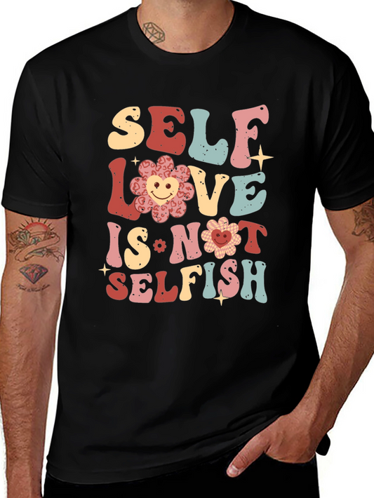 Self Love Graphic Tee - Trendy Unisex Shirt