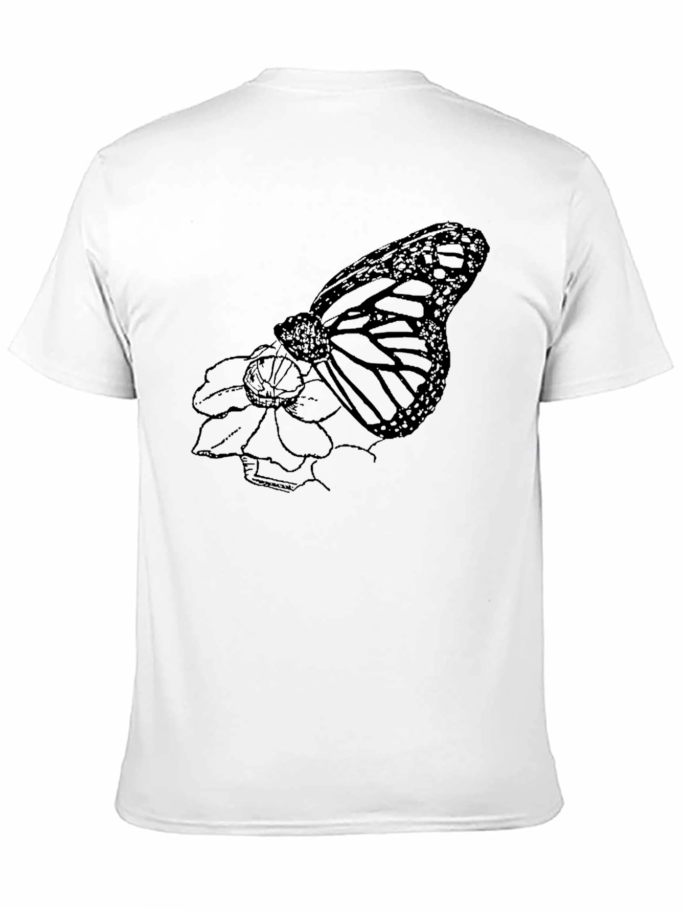 Butterfly Graphic Black T-Shirt