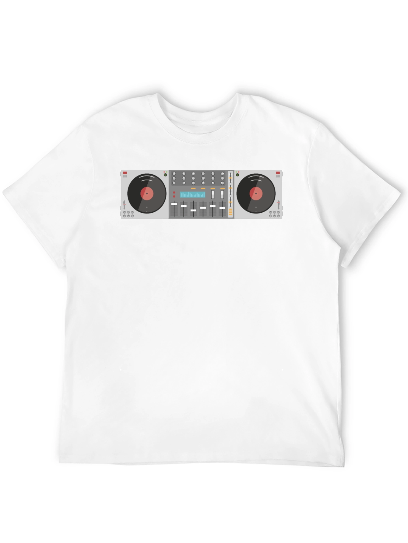 DJ Mixer Graphic Tee - Black Music Lover T-Shirt