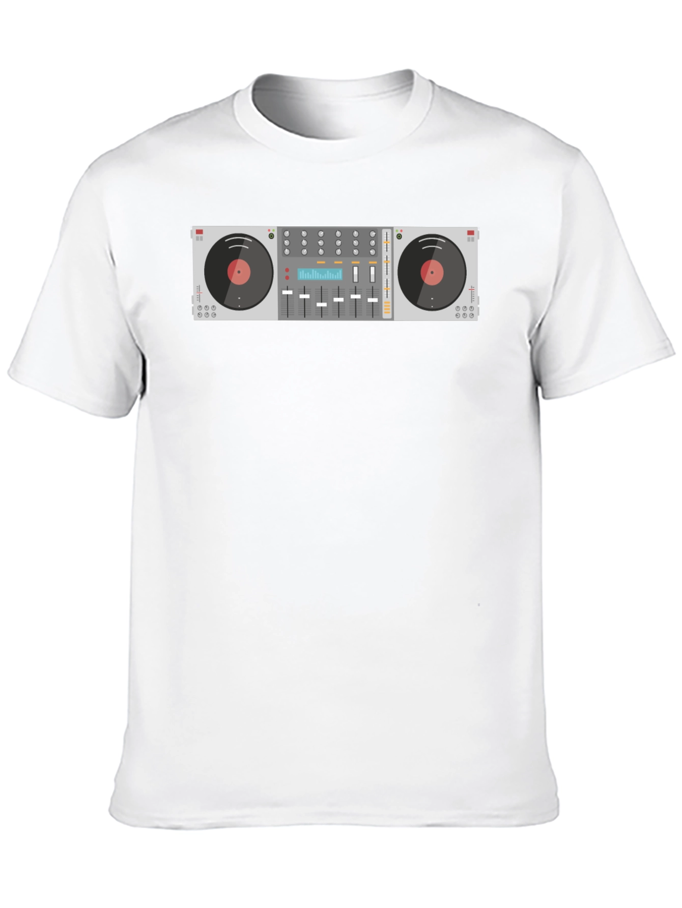 DJ Mixer Graphic Tee - Black Music Lover T-Shirt
