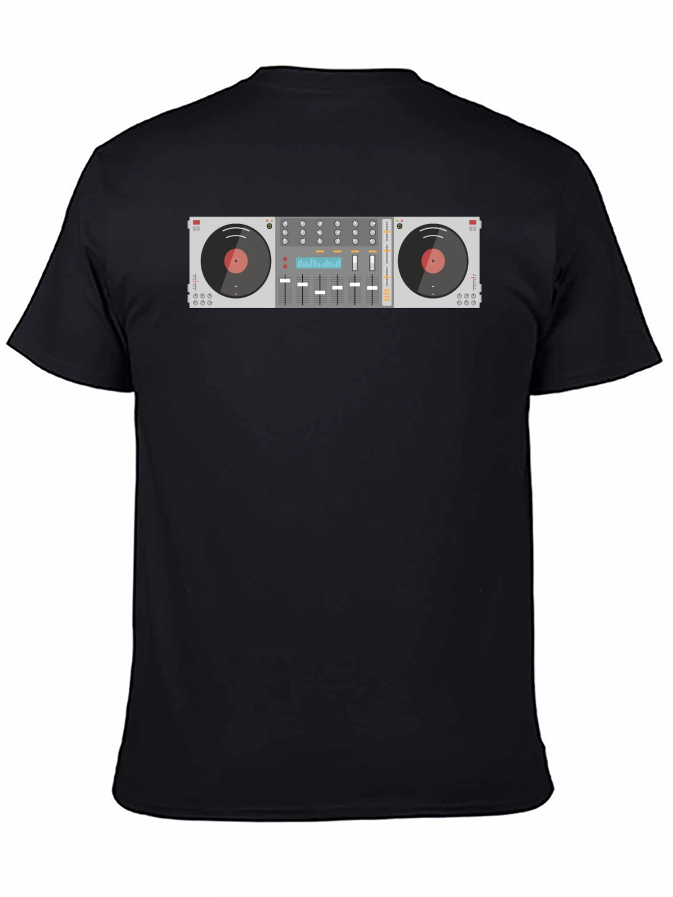 DJ Mixer Graphic Tee - Black Music Lover T-Shirt