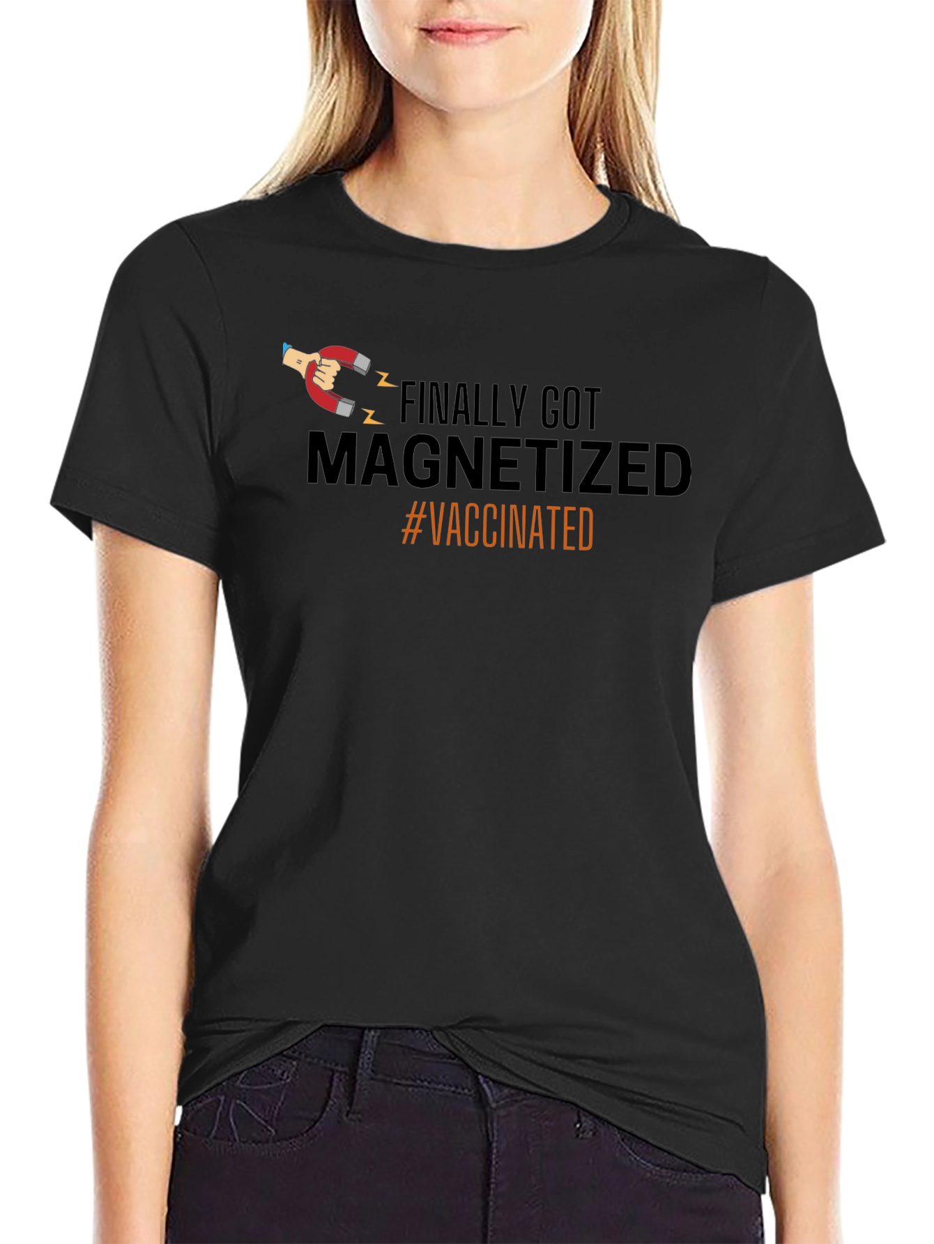 Magnetized Vaccinated T-Shirt