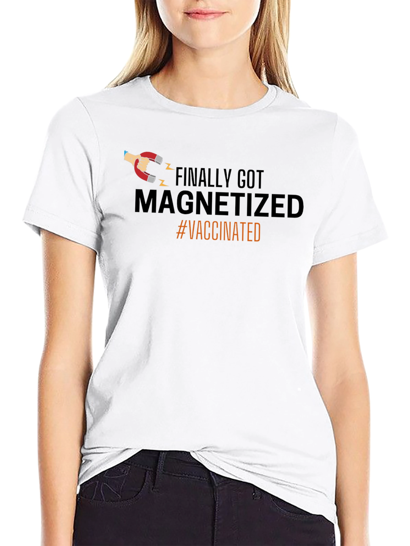 Magnetized Vaccinated T-Shirt