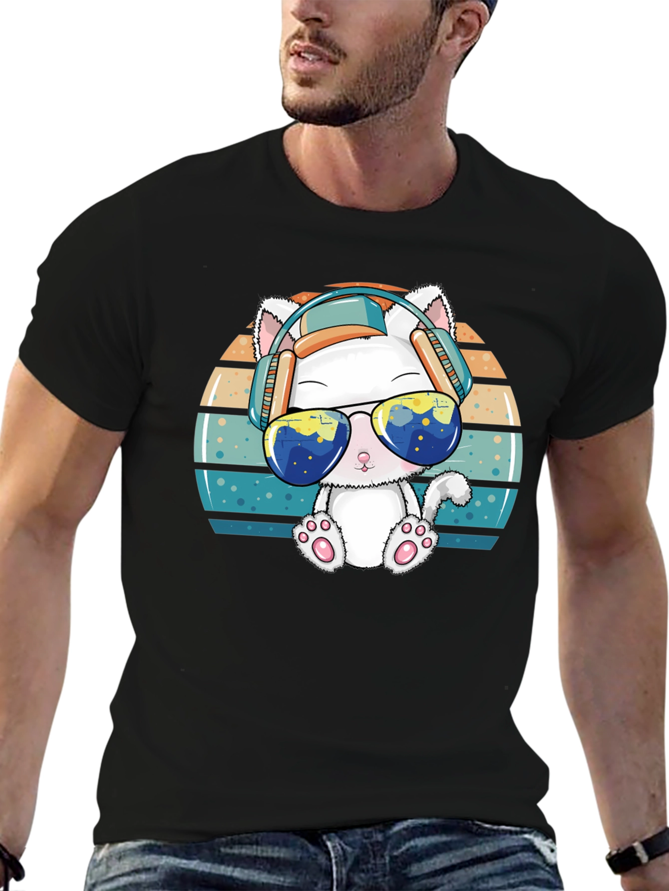 Cool Cat Graphic Tee