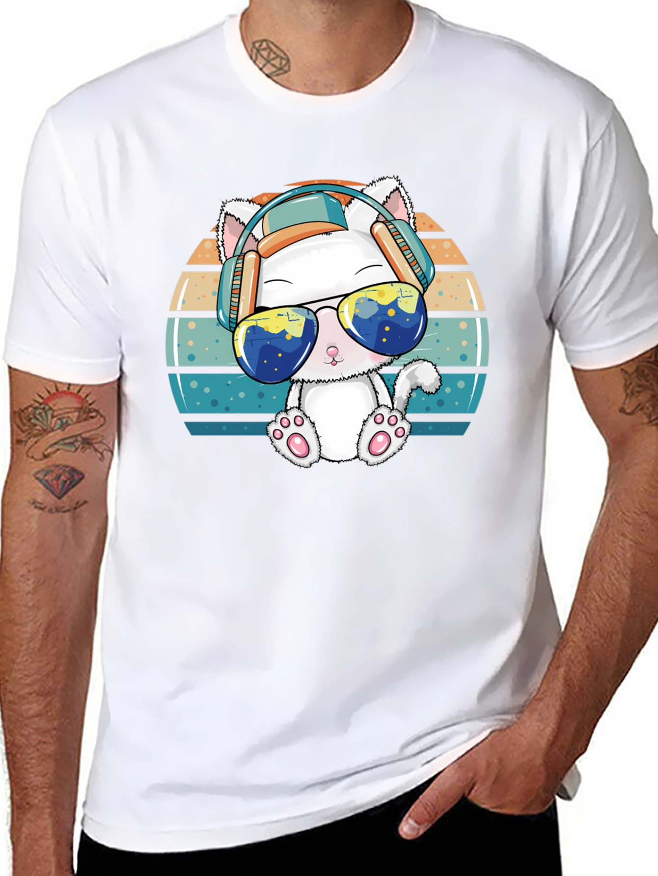 Cool Cat Graphic Tee