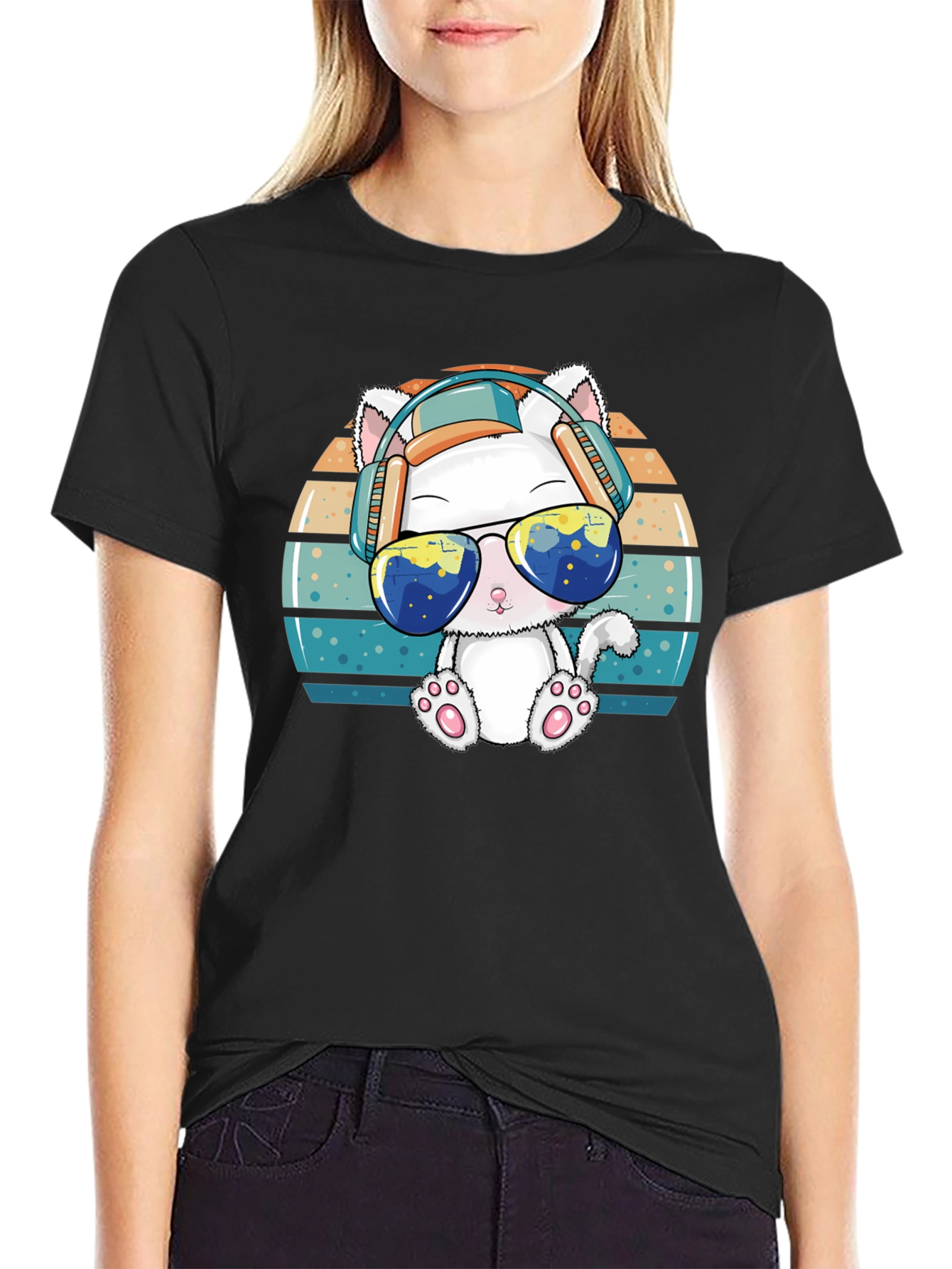 Cool Cat Graphic Tee
