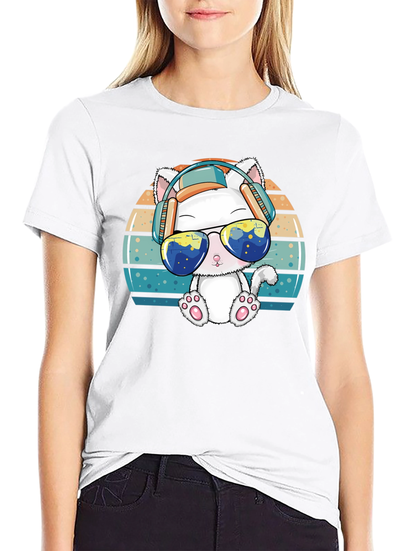 Cool Cat Graphic Tee