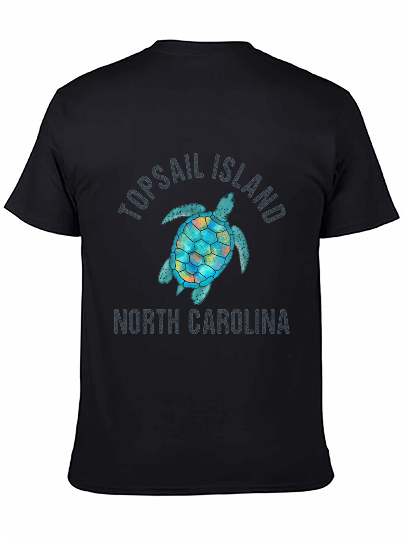 Topsail Island North Carolina Turtle Graphic T-Shirt