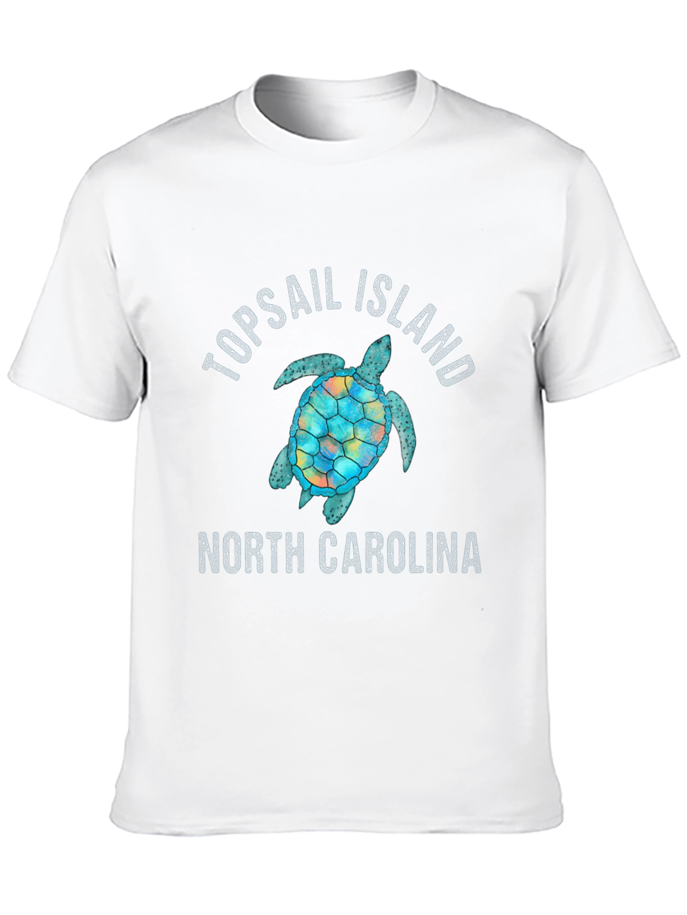 Topsail Island North Carolina Turtle Graphic T-Shirt