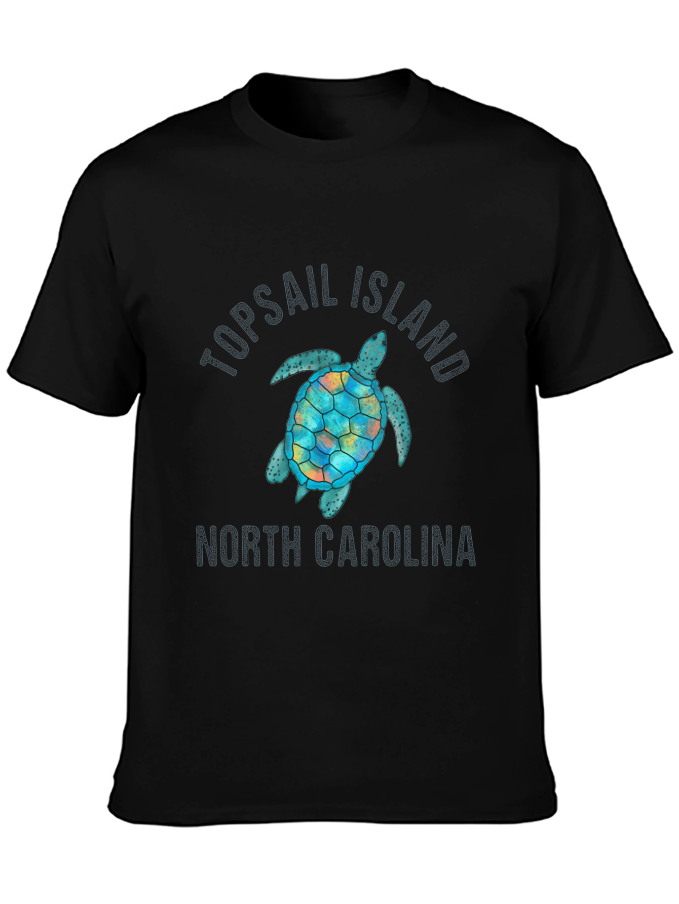 Topsail Island North Carolina Turtle Graphic T-Shirt