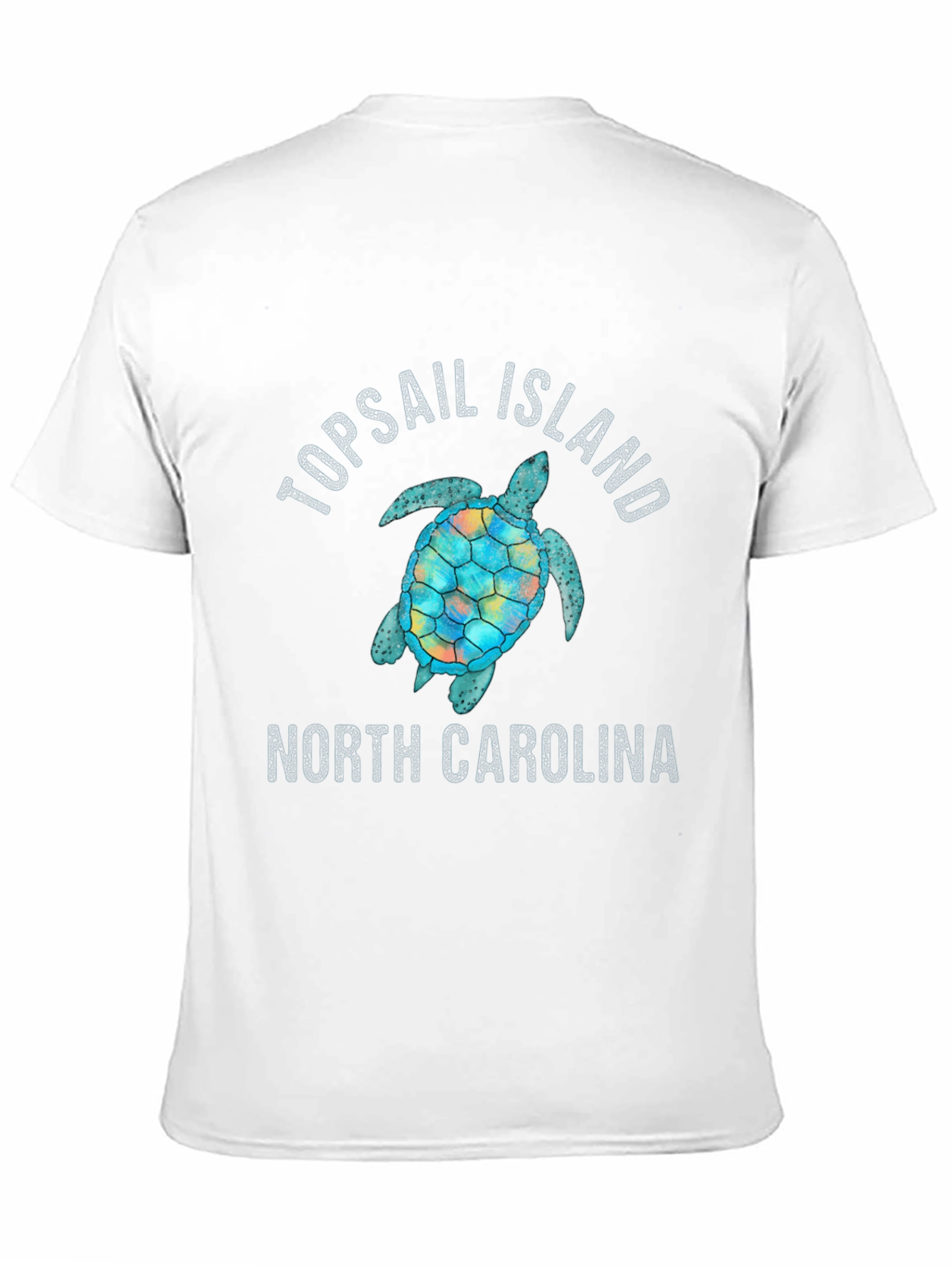 Topsail Island North Carolina Turtle Graphic T-Shirt