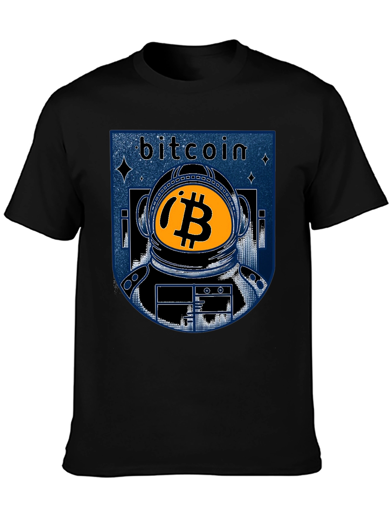 Bitcoin Astronaut Graphic Tee - Crypto Style