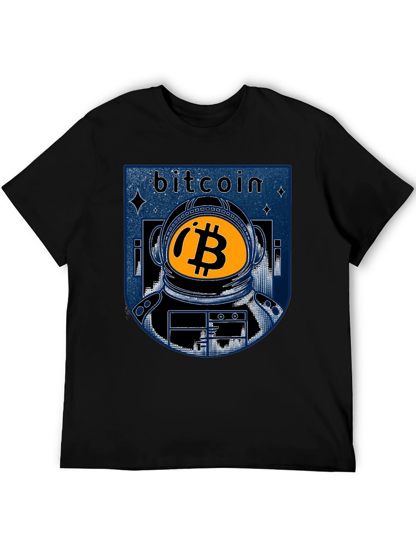 Bitcoin Astronaut Graphic Tee - Crypto Style