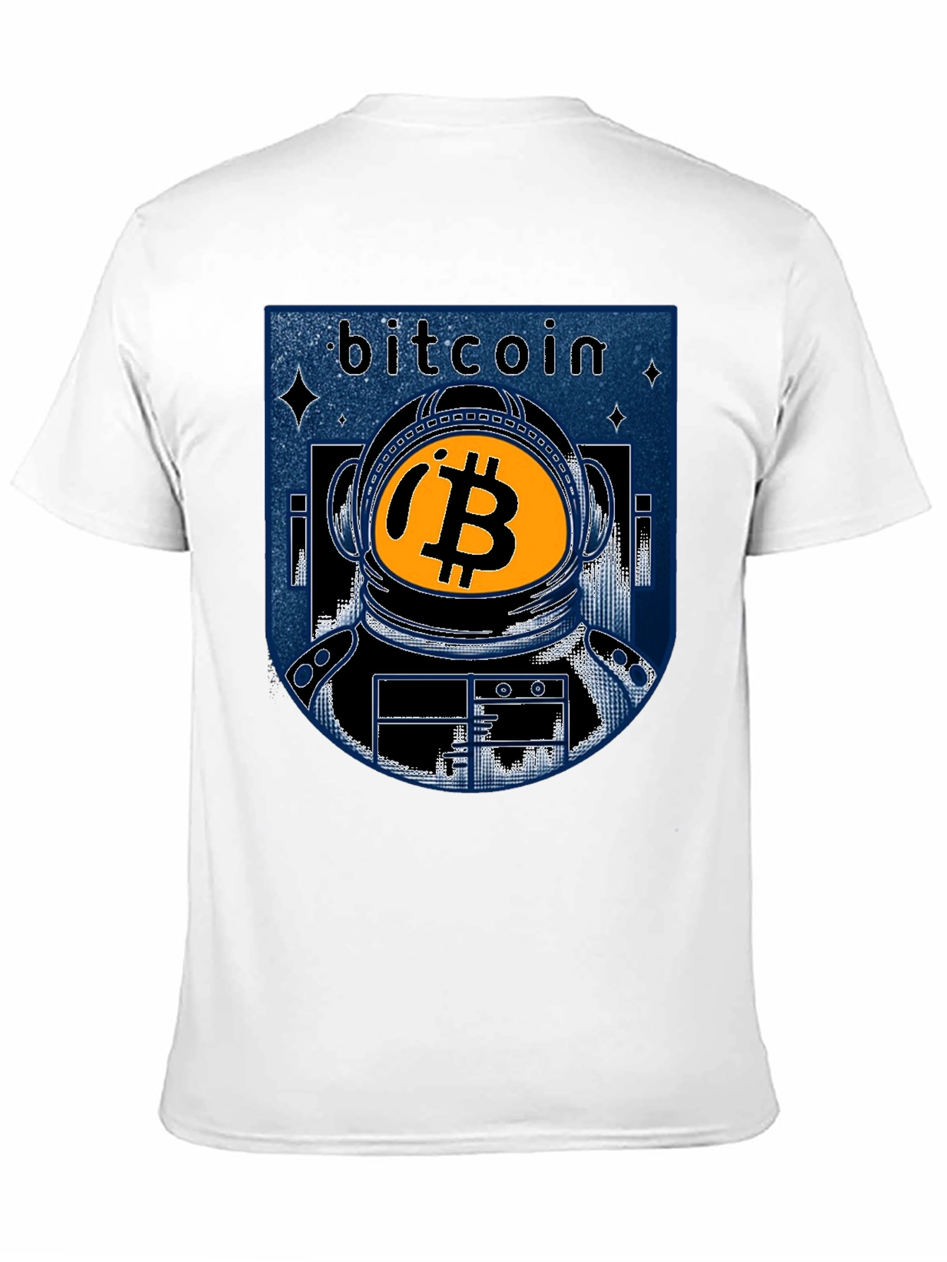 Bitcoin Astronaut Graphic Tee - Crypto Style