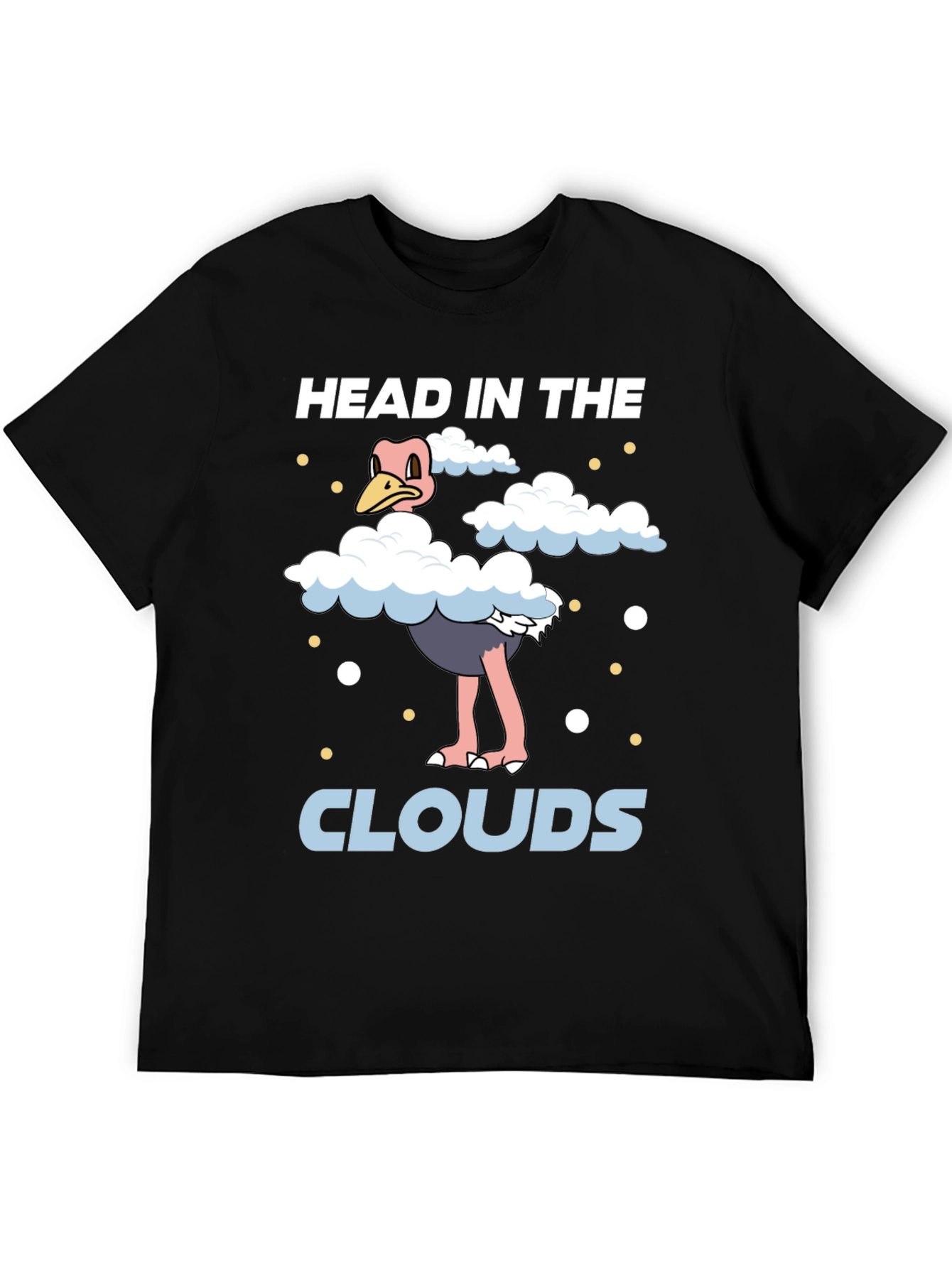 Head in the Clouds Ostrich Graphic T-Shirt