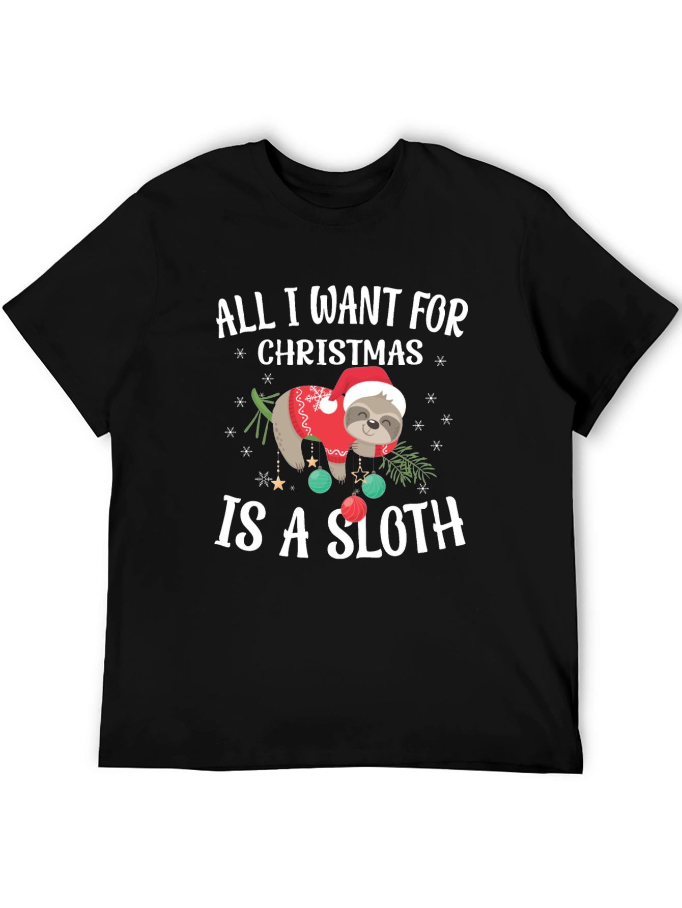 Christmas Sloth T-Shirt