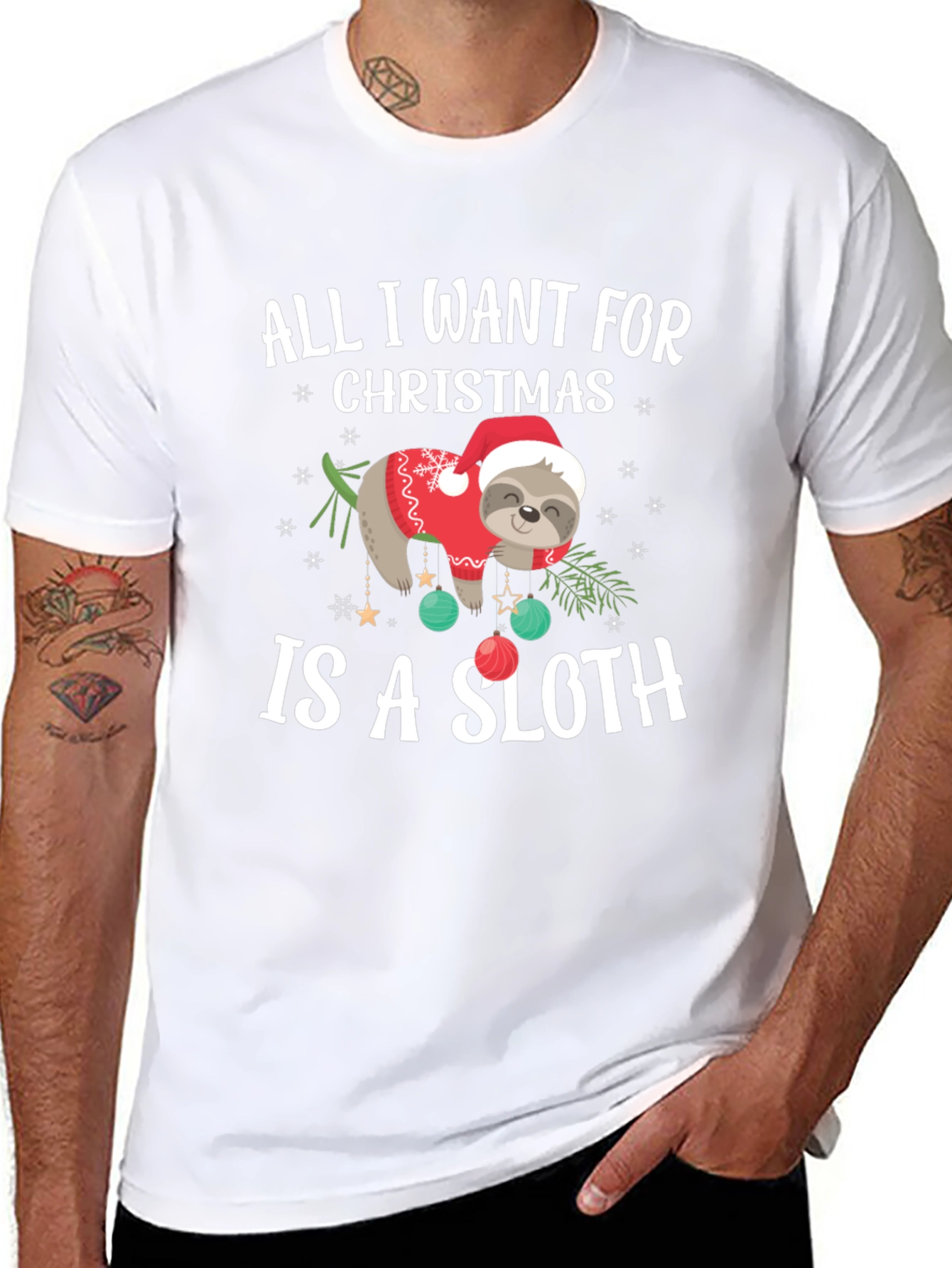 Christmas Sloth T-Shirt