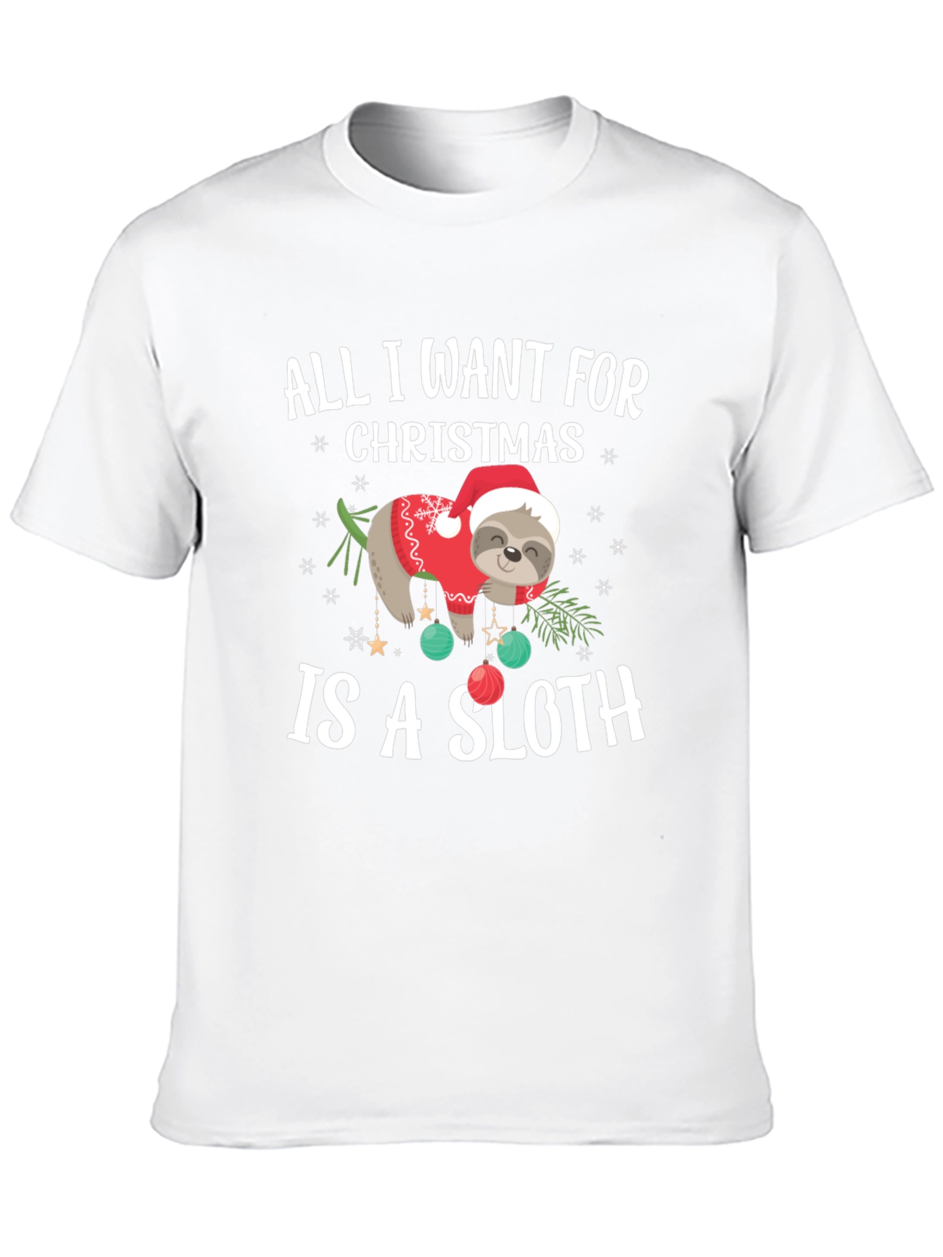 Christmas Sloth T-Shirt