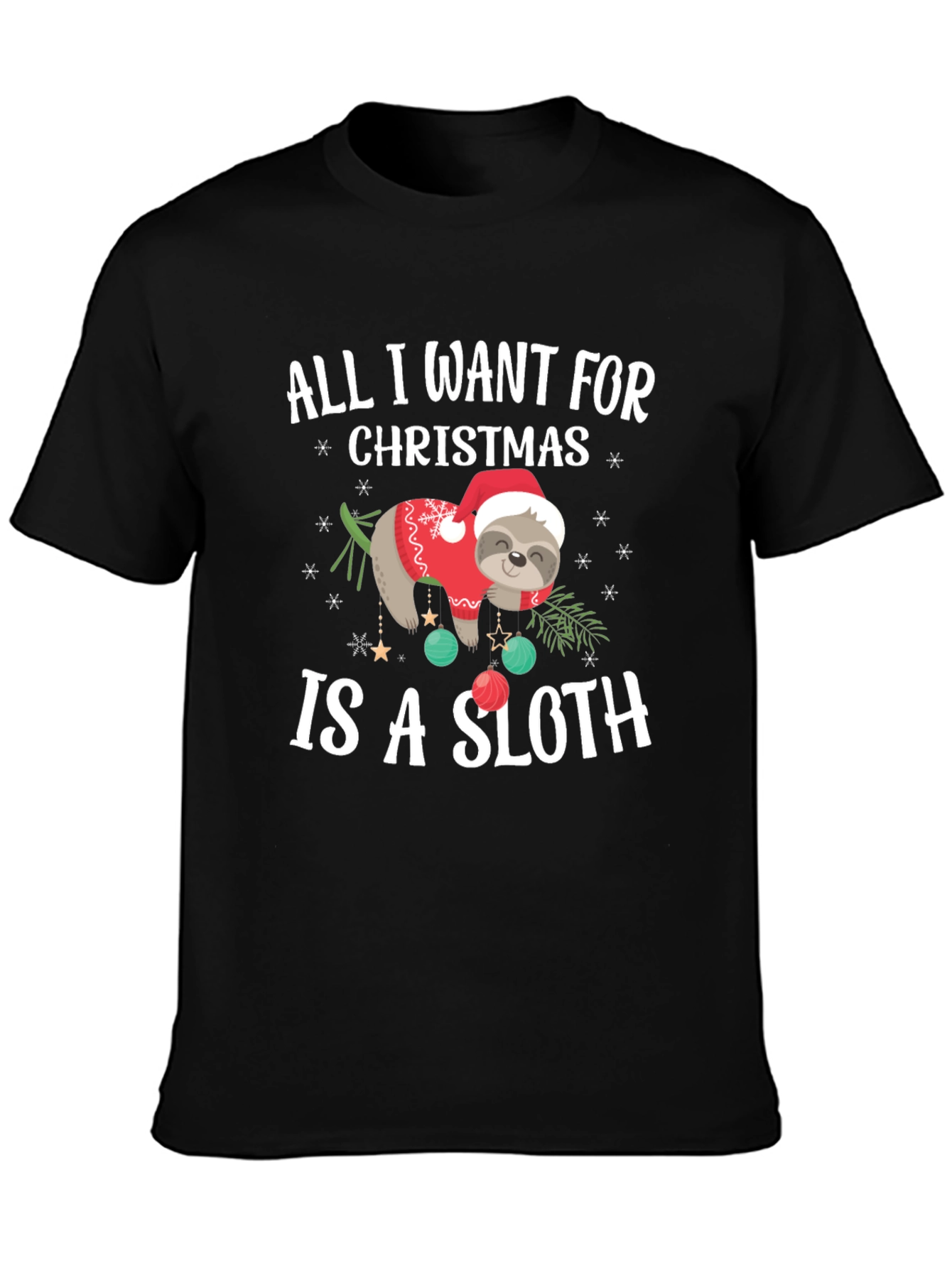 Christmas Sloth T-Shirt