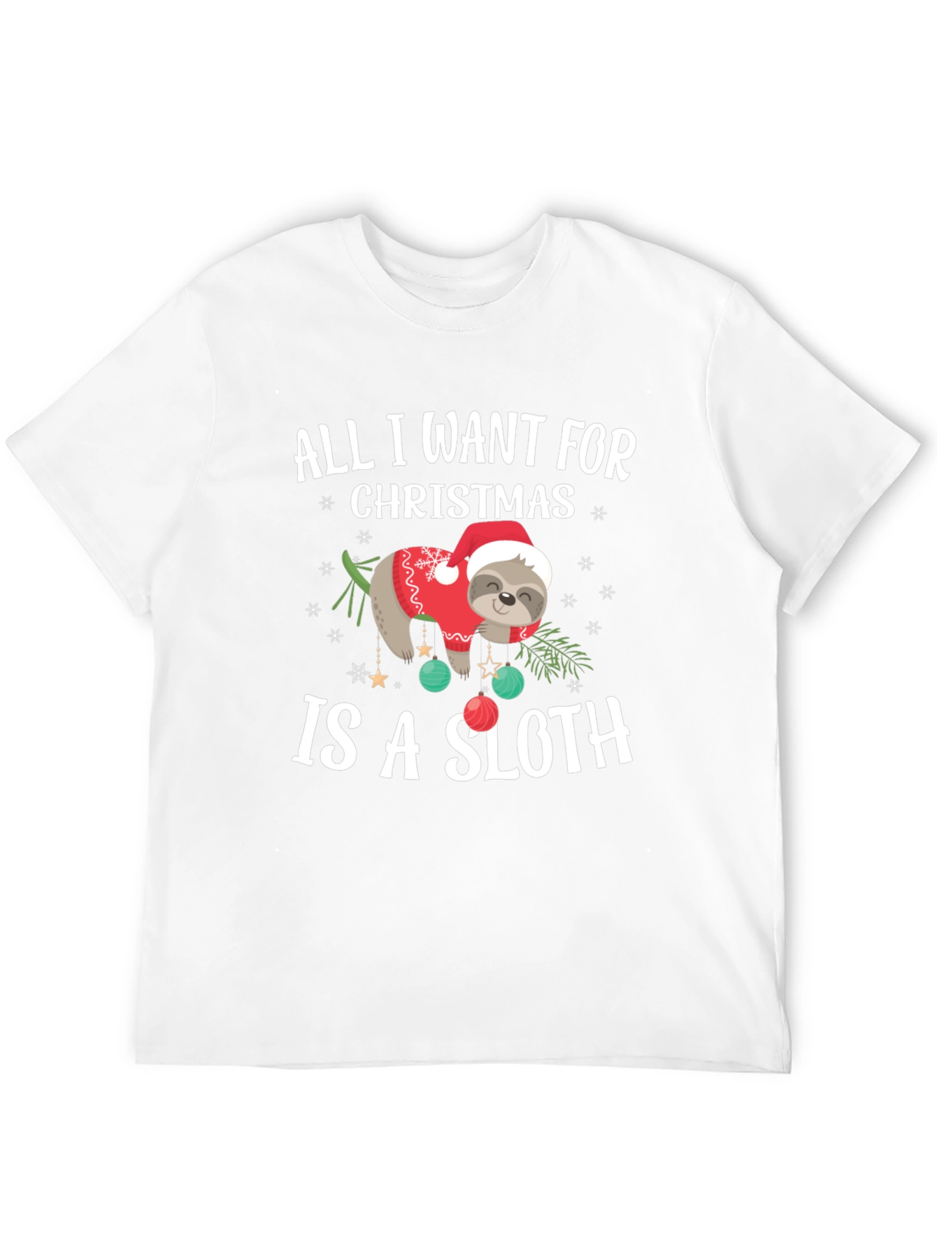 Christmas Sloth T-Shirt