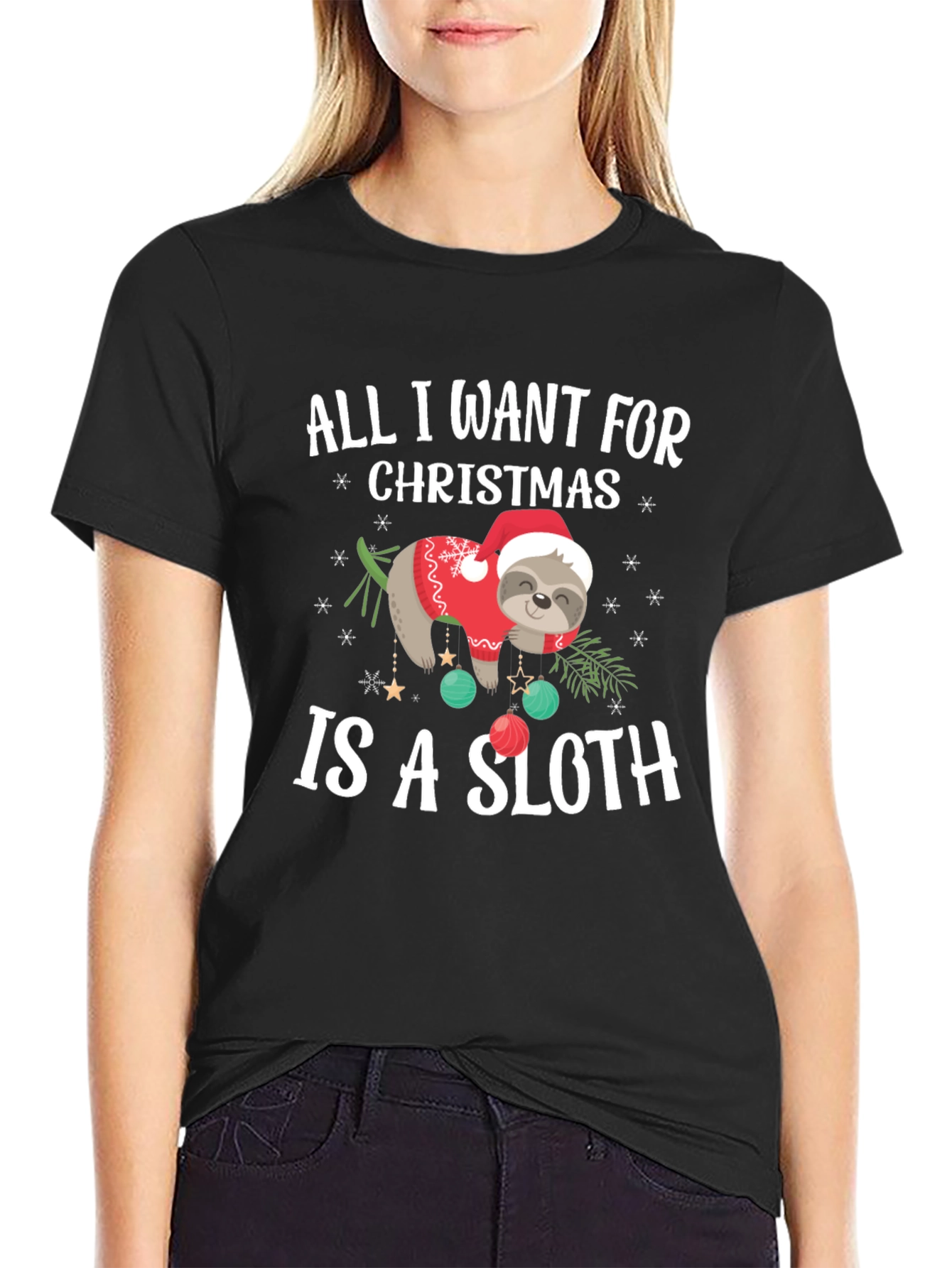 Christmas Sloth T-Shirt