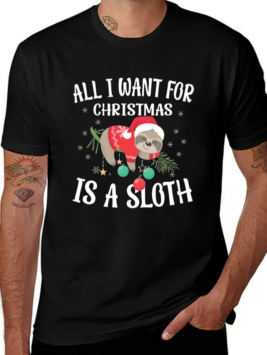 Christmas Sloth T-Shirt