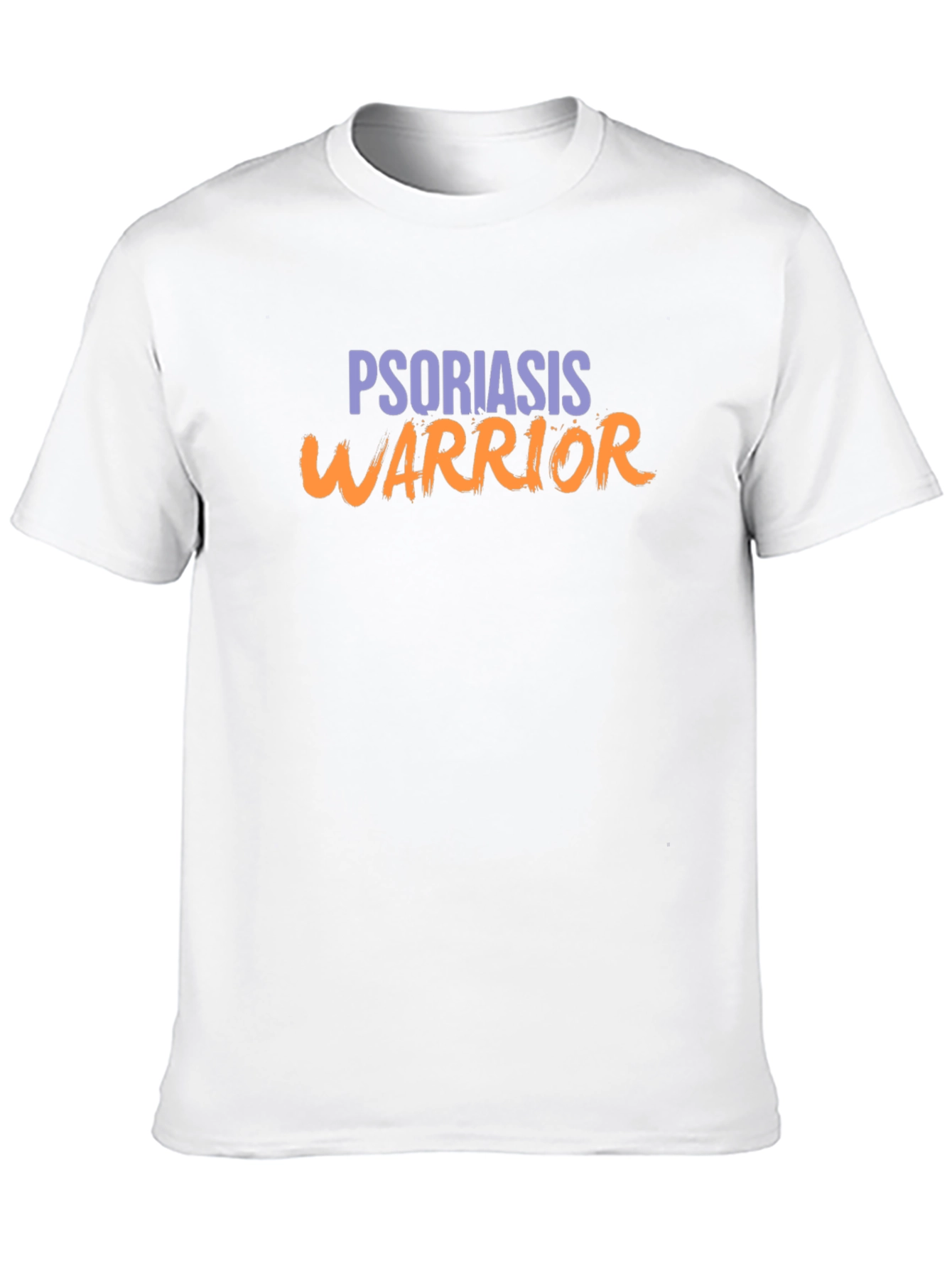 Psoriasis Warrior Black Graphic T-Shirt