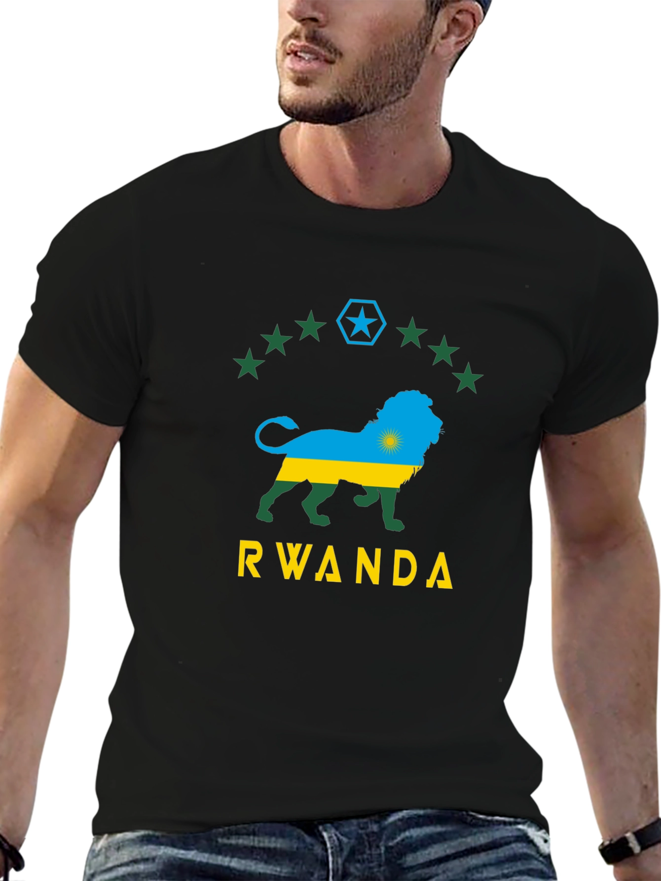 Rwanda Pride Lion T-Shirt